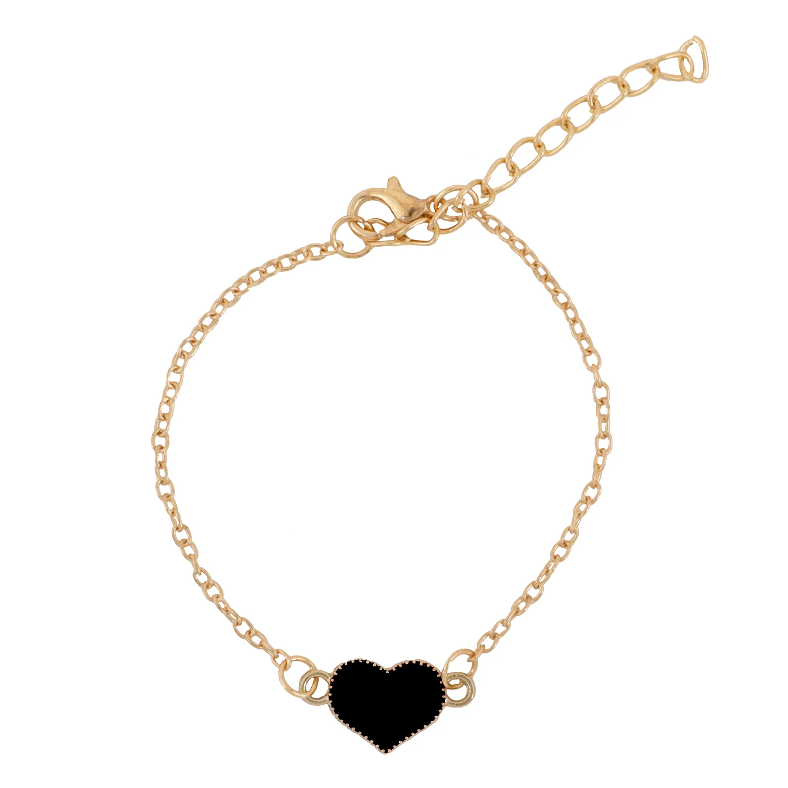 Bewitched Full Of Love Black Heart Bracelet - Image 3