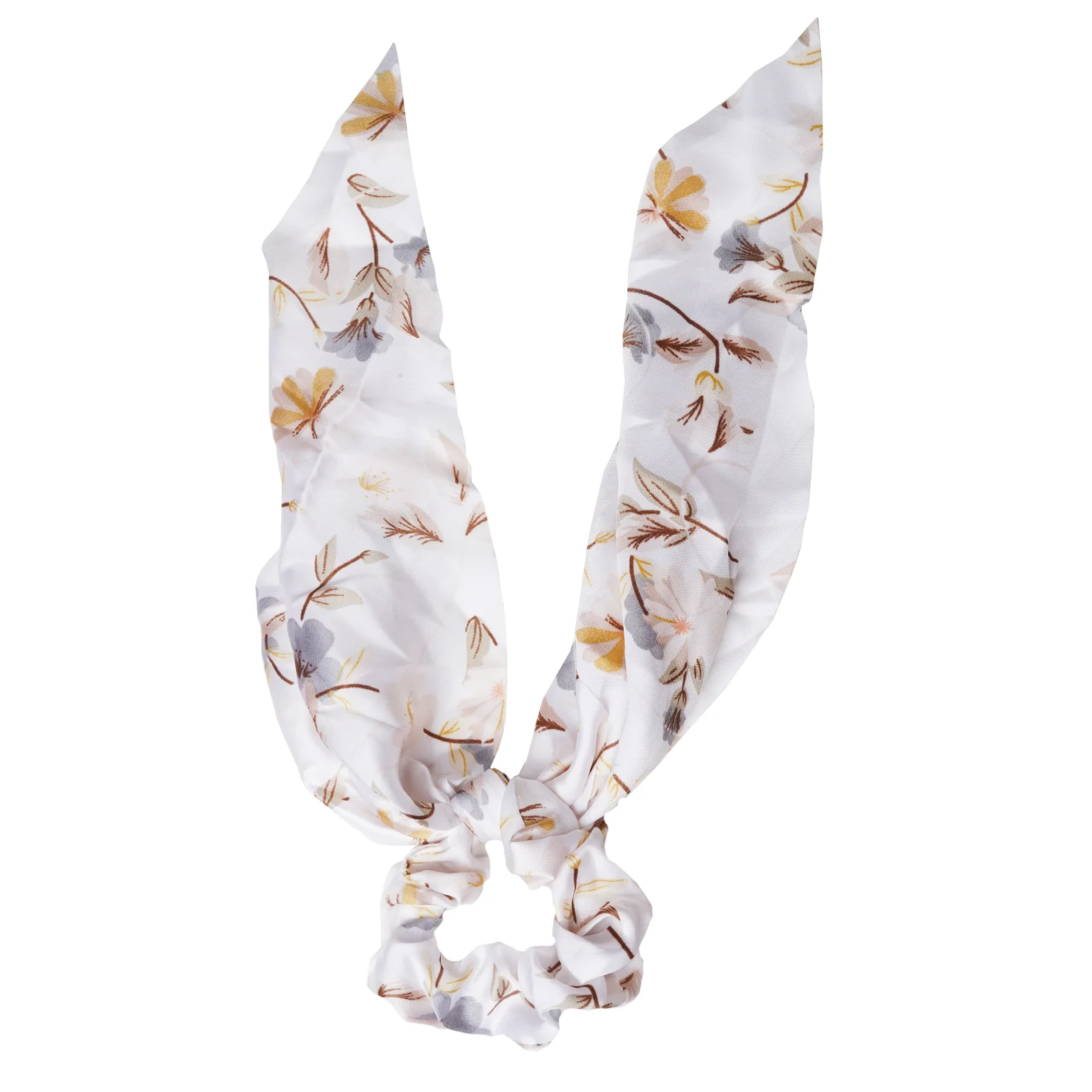 Garden Pink Scarf Detail Scrunchie - Image 4