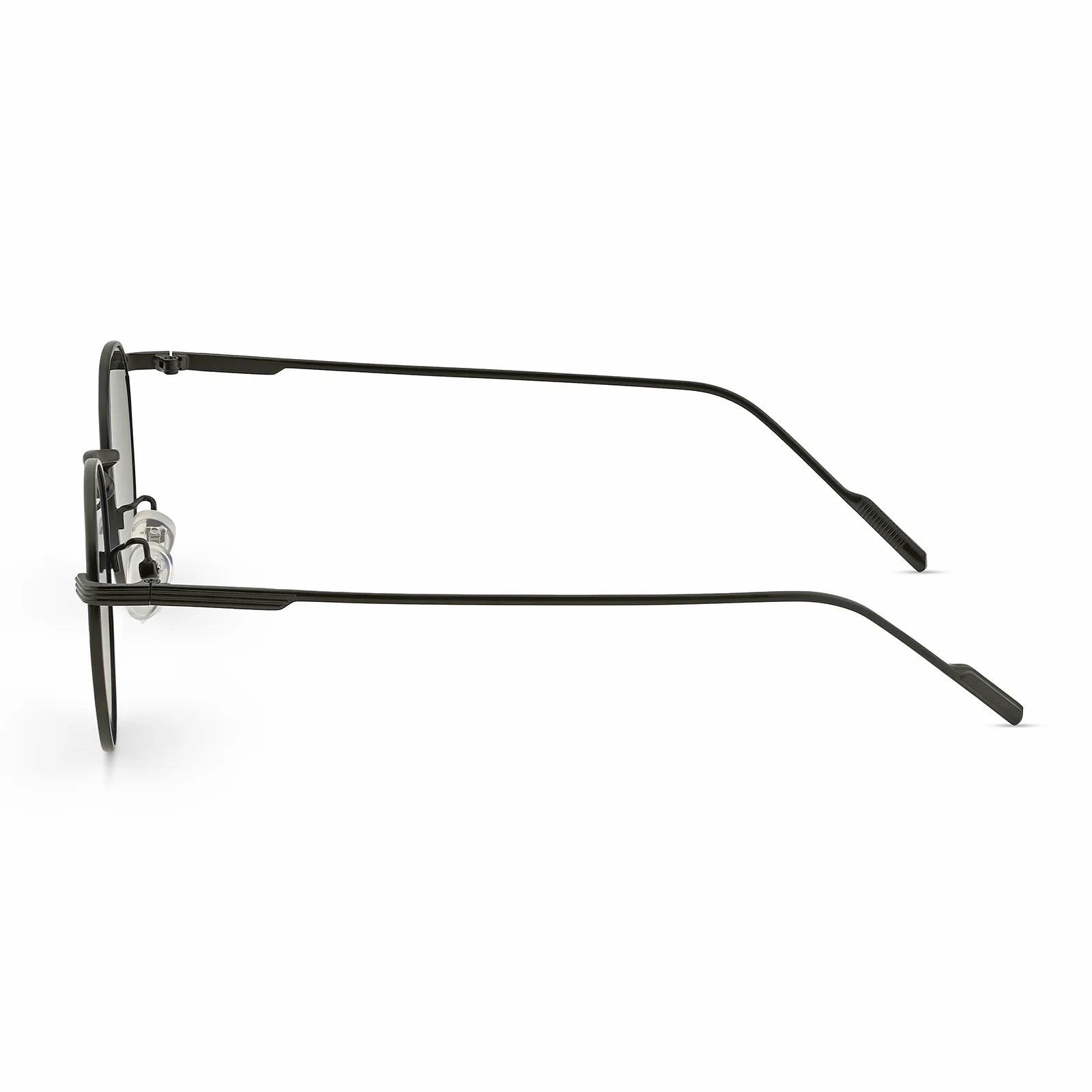 Gaze Round Black Sunglasses - Image 7