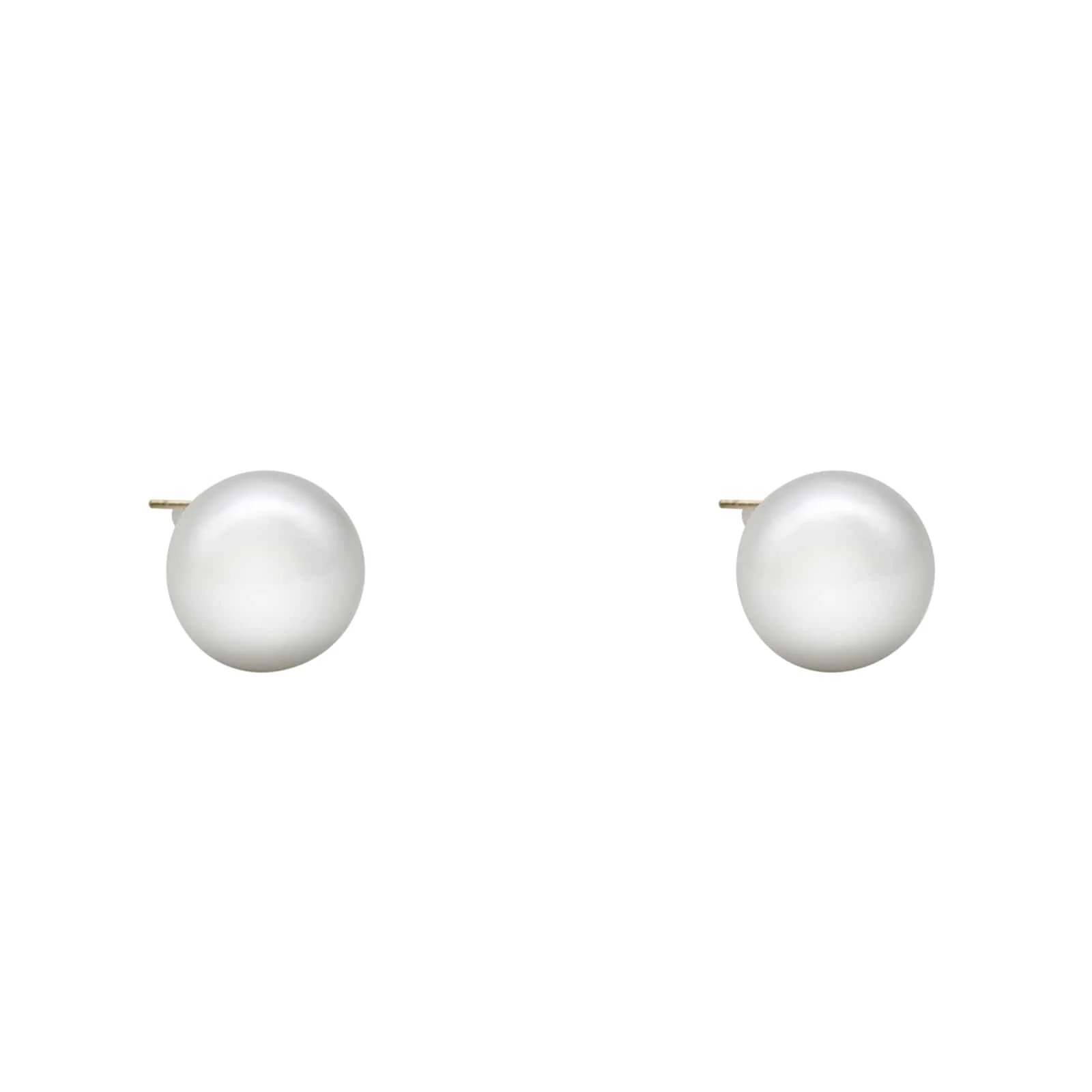 Gia Pearl Drop Gold Earrings - Image 6