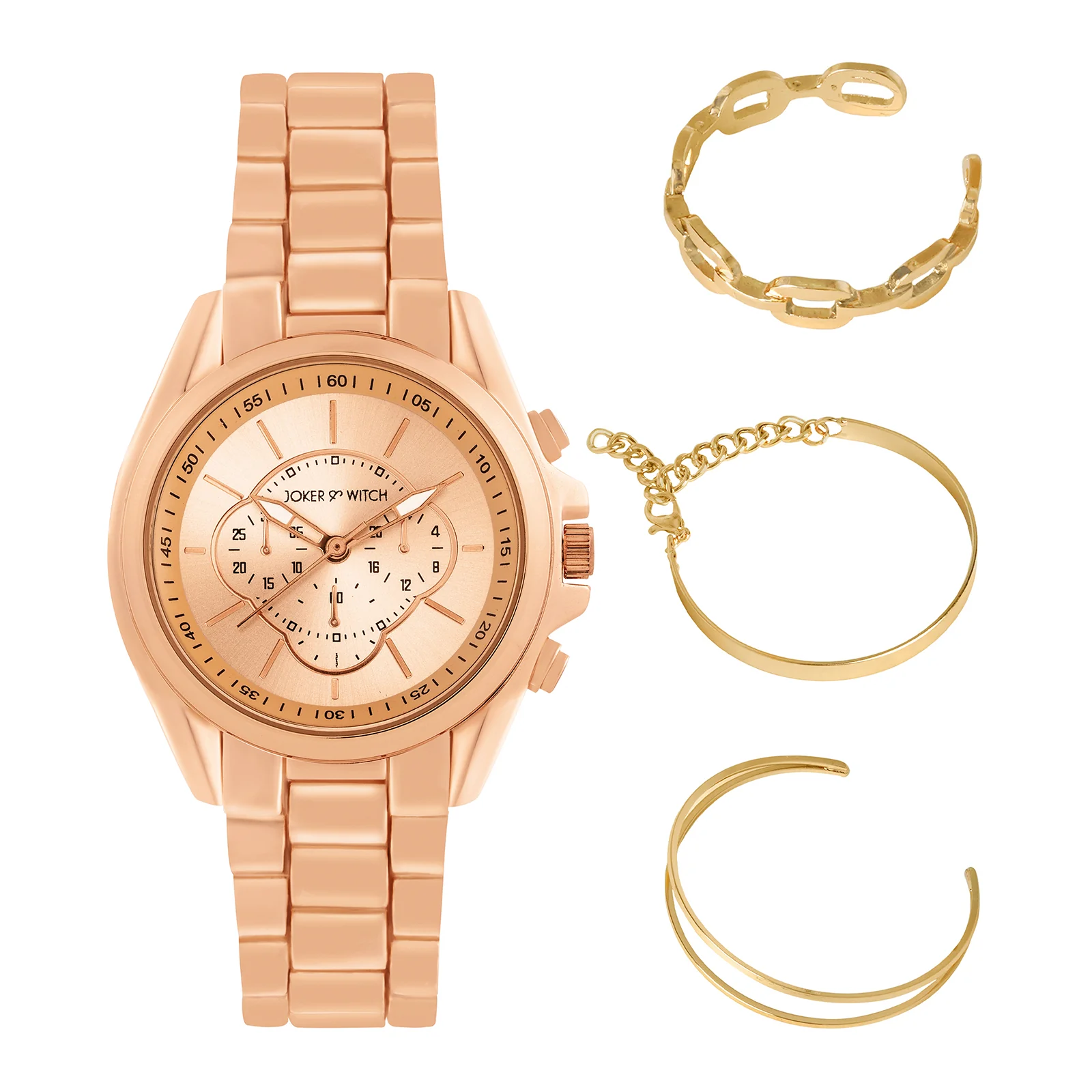 Gilded Ray Watch Bracelet Stack - Image 2