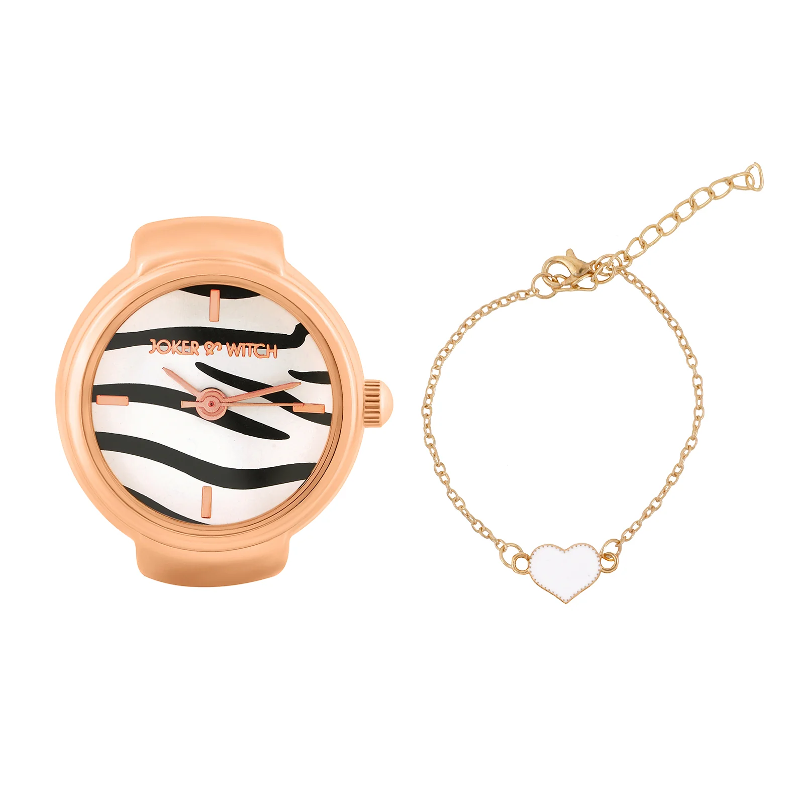 Gilded Thread Ring Watch Bracelet Stack - Image 2