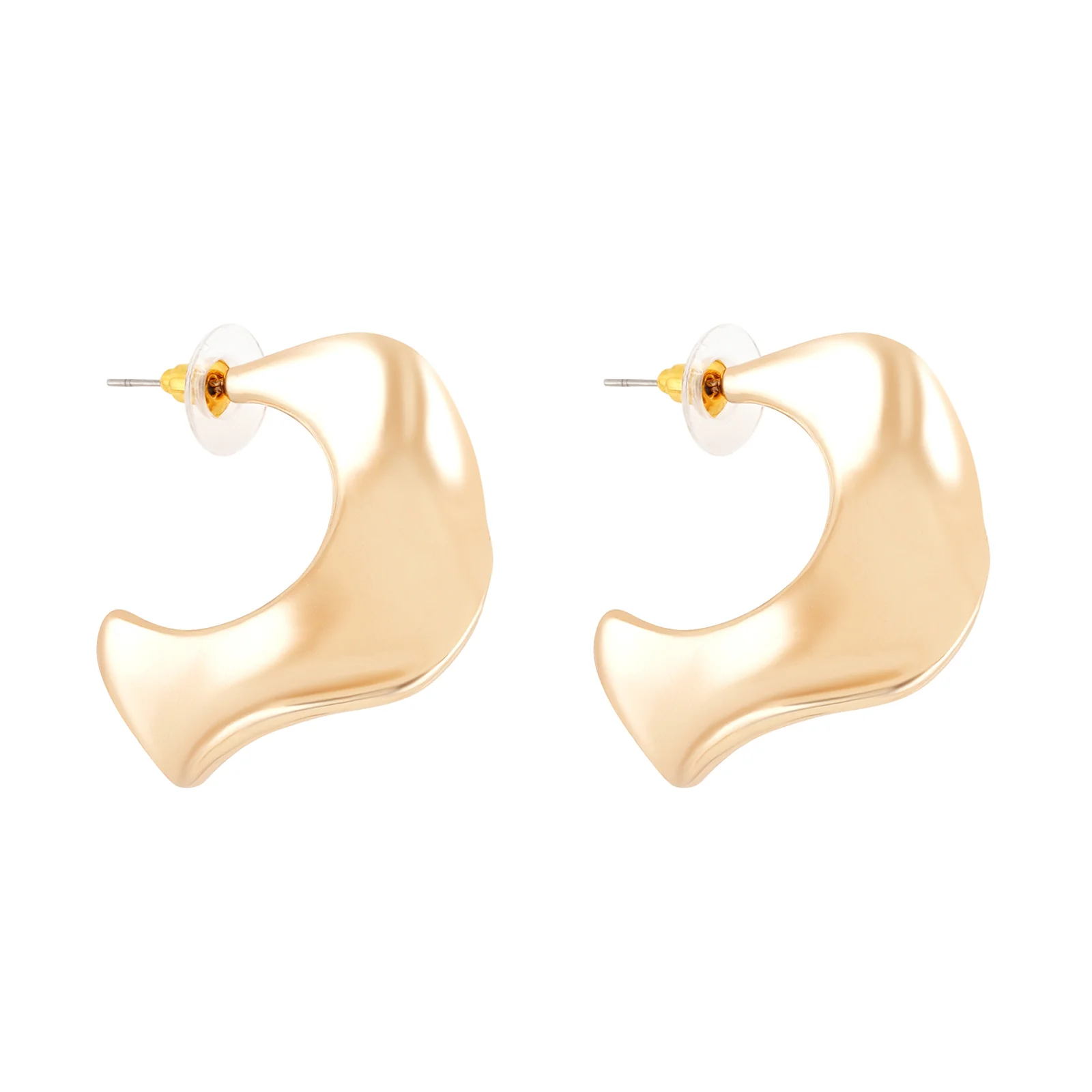 Gizelle Gold Hoop Earring - Image 3