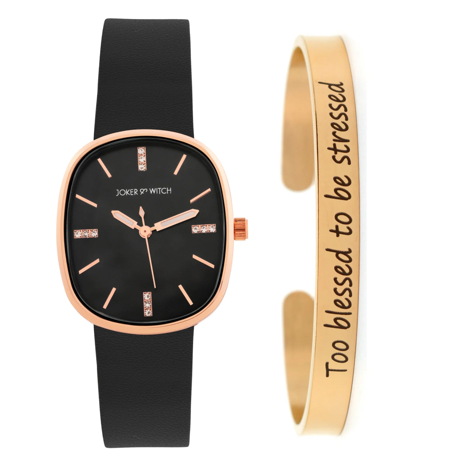 Gold Mirage Watch Bracelet Stack - Image 2