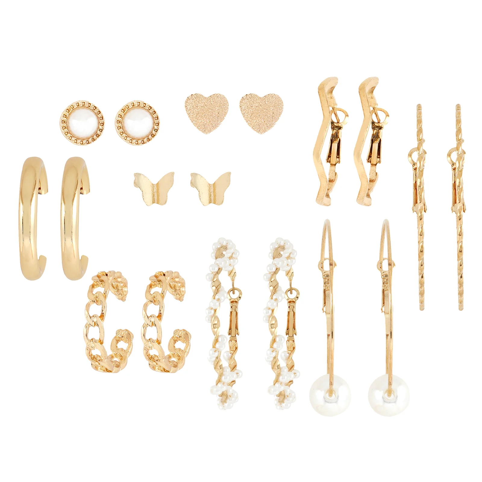 Goldy-Locks Earring Set - Image 3