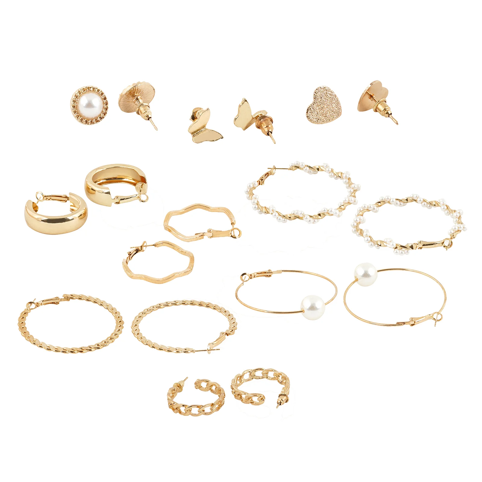 Goldy-Locks Earring Set - Image 4