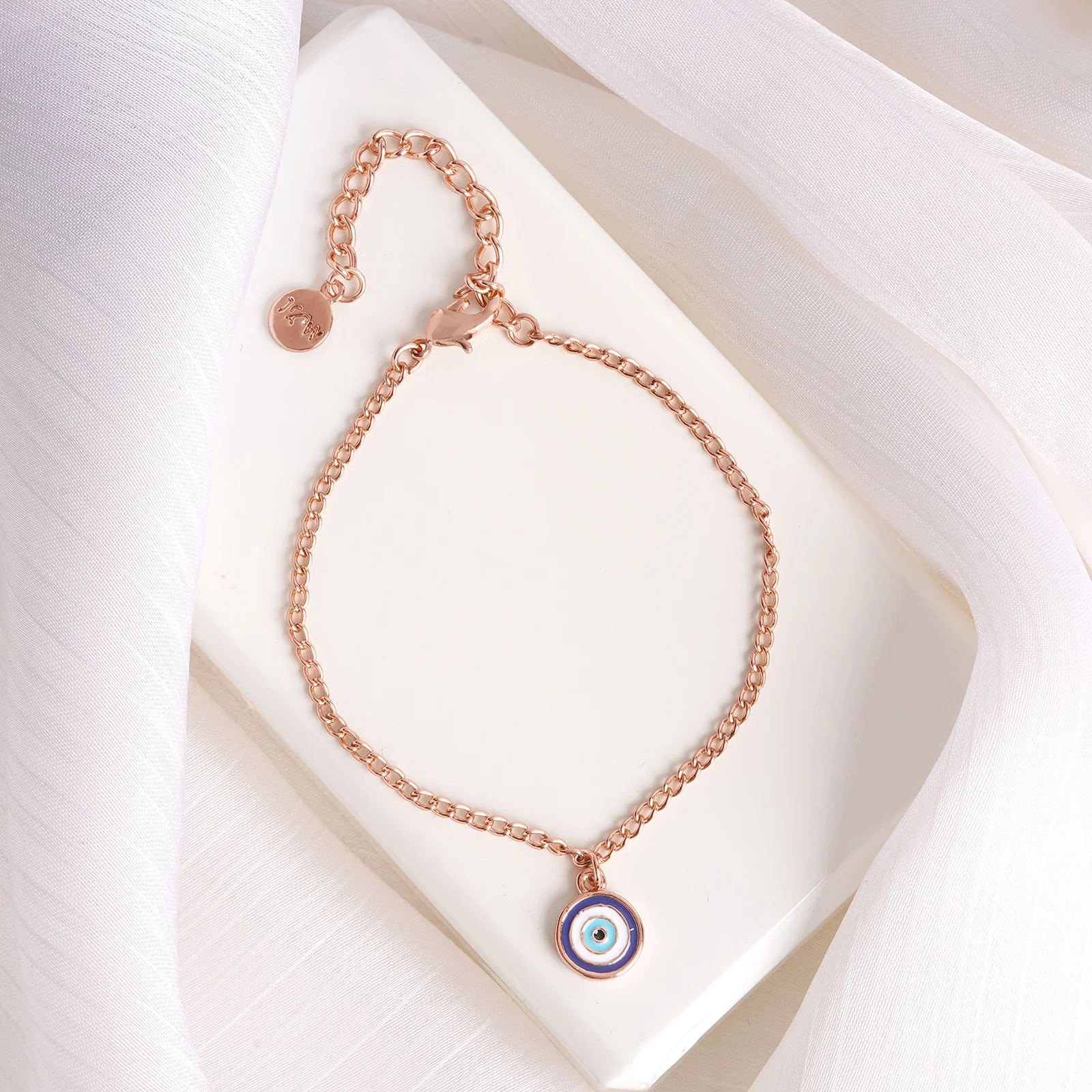 Good Luck Rose Gold Bracelet Charm - Image 2