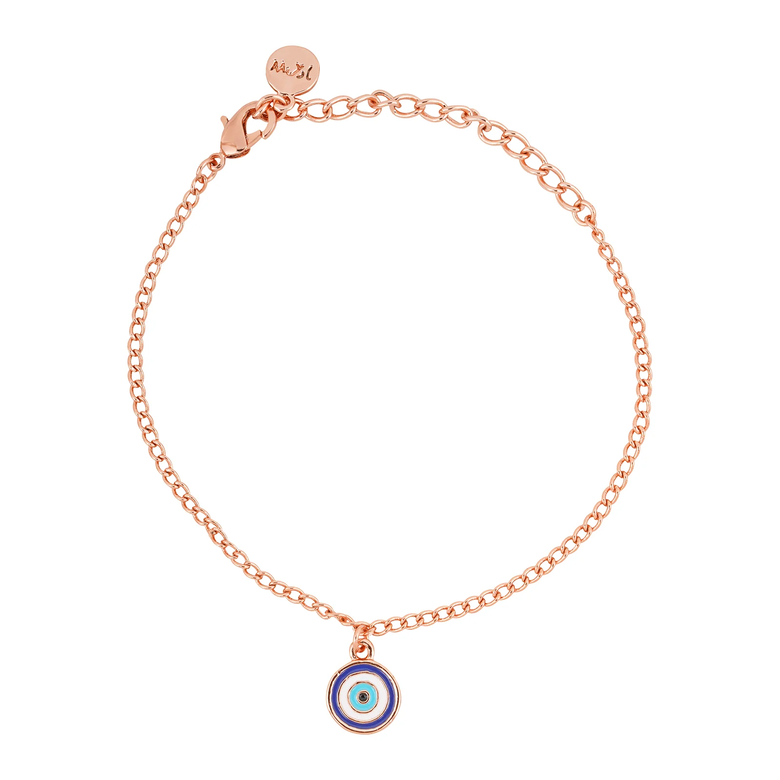 Good Luck Rose Gold Bracelet Charm - Image 3
