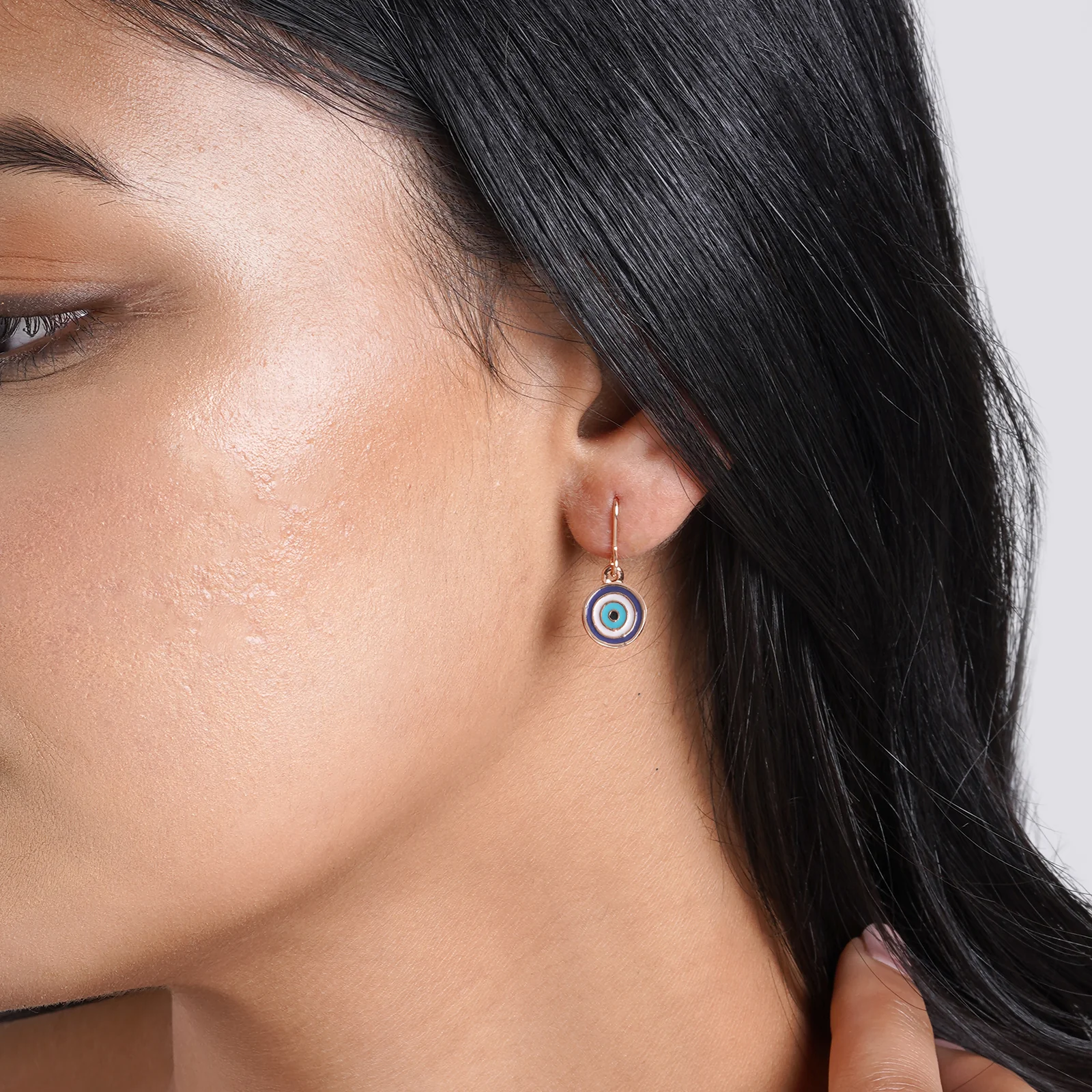 Good Luck Rosegold Earrings - Image 2