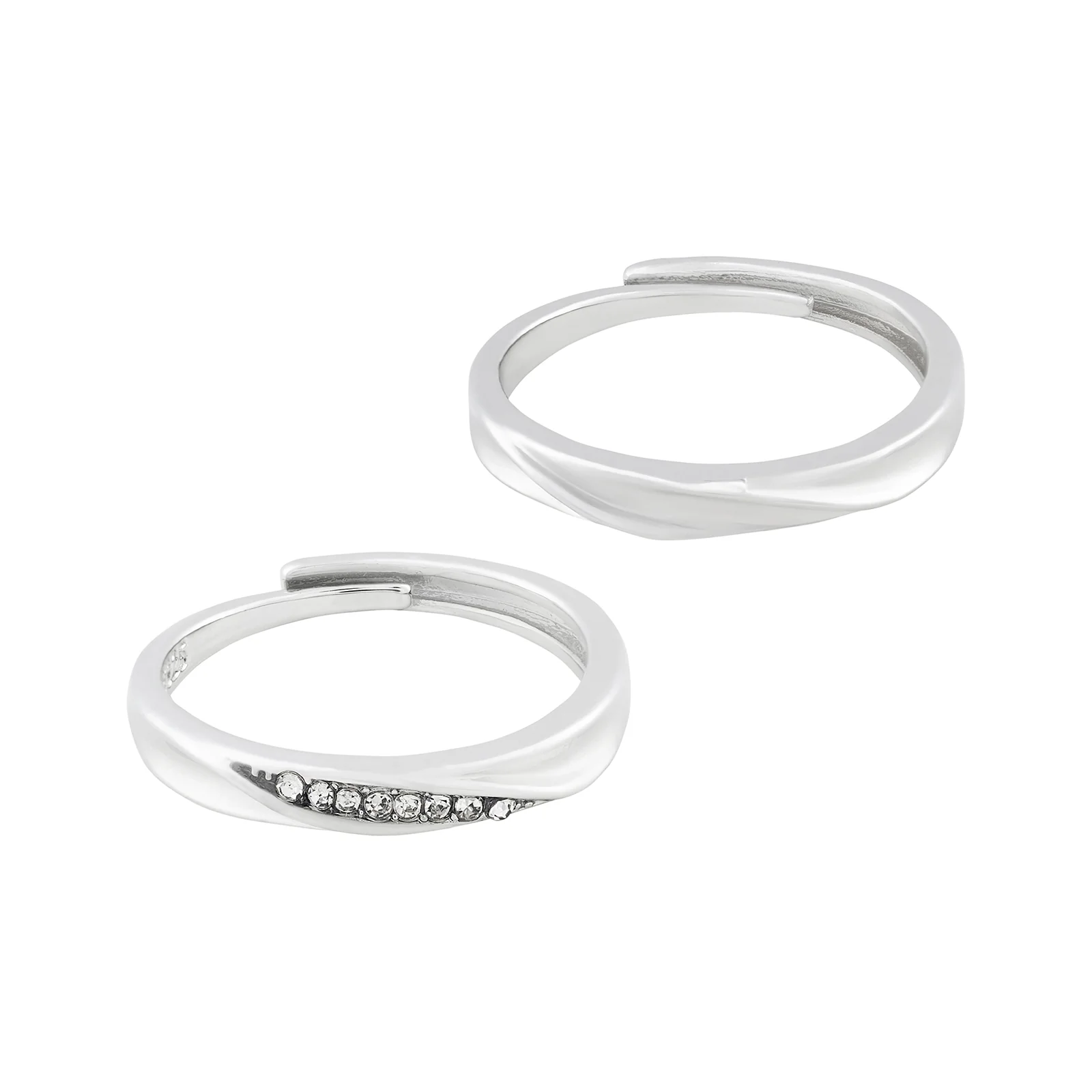 Graham & Amanda Love for Life Diamond Couple Rings - Image 3