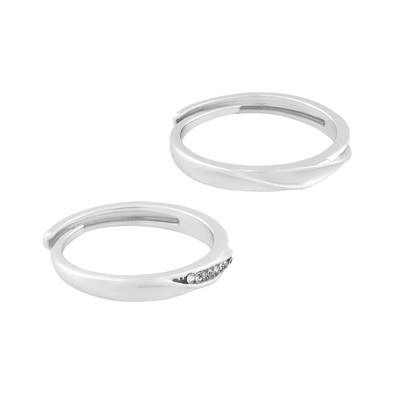 Graham & Amanda Love for Life Diamond Couple Rings - Image 4