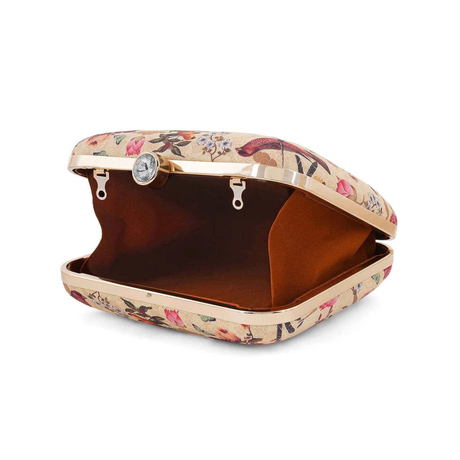 Grandma's Garden Cream Printed Clutch - Image 7