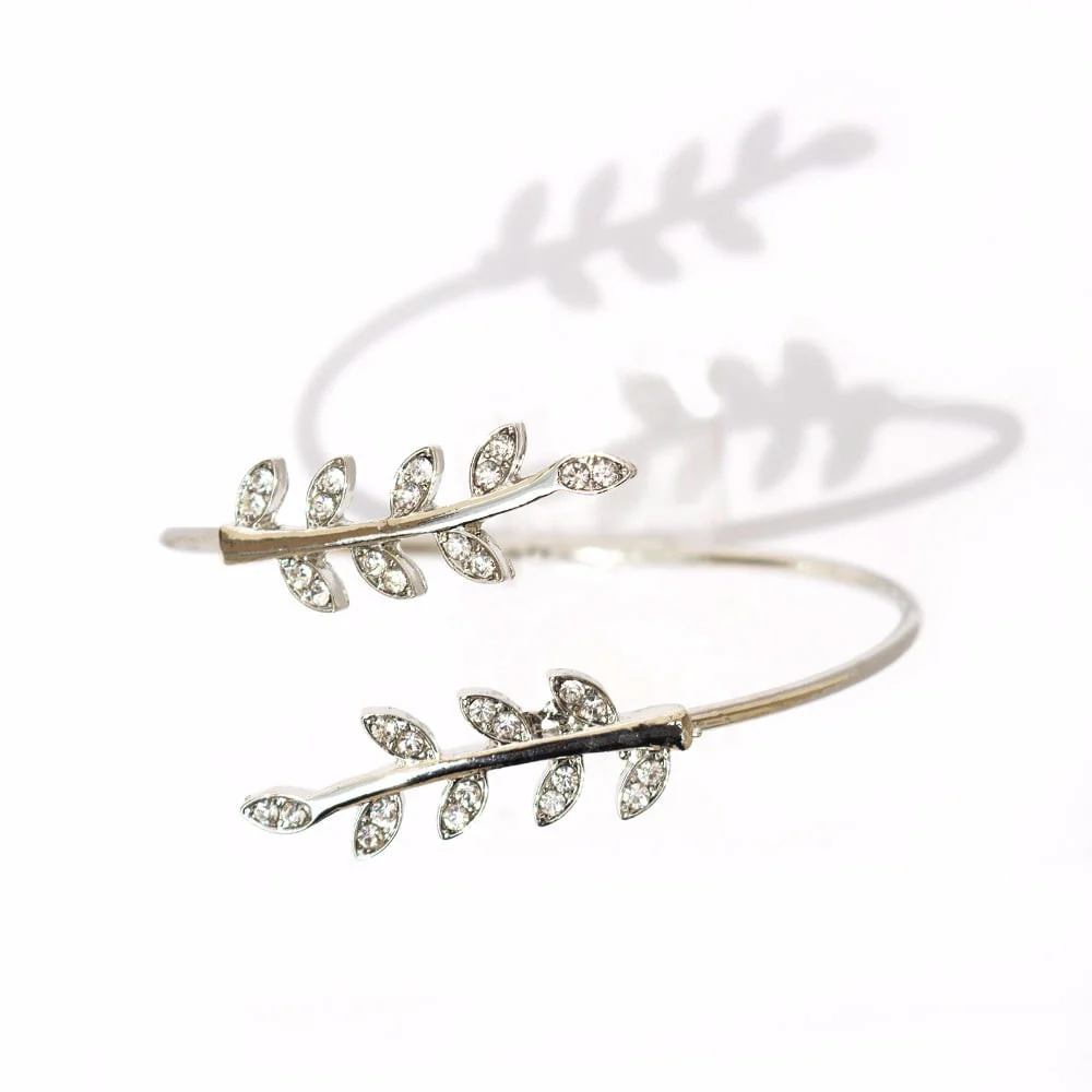 Grecian Leaves Silver Bracelet - Image 5