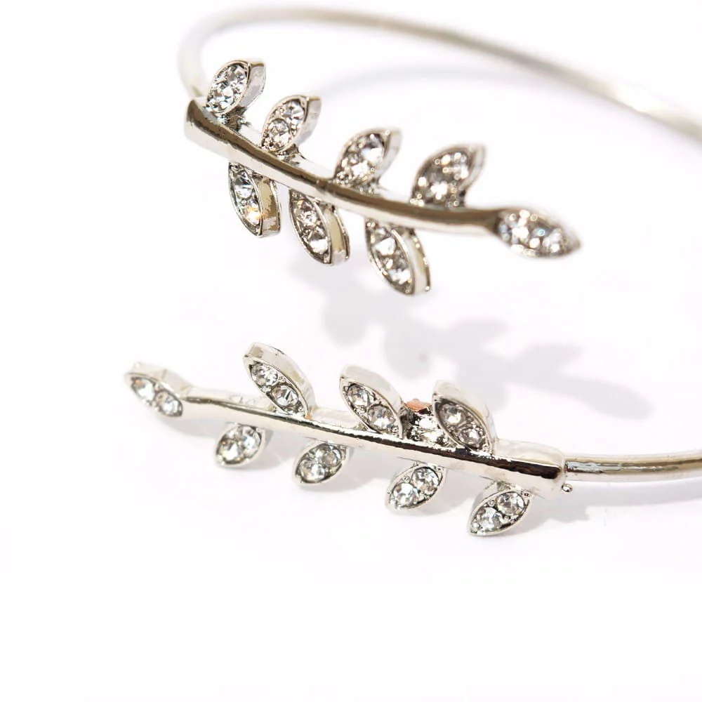 Grecian Leaves Silver Bracelet - Image 6