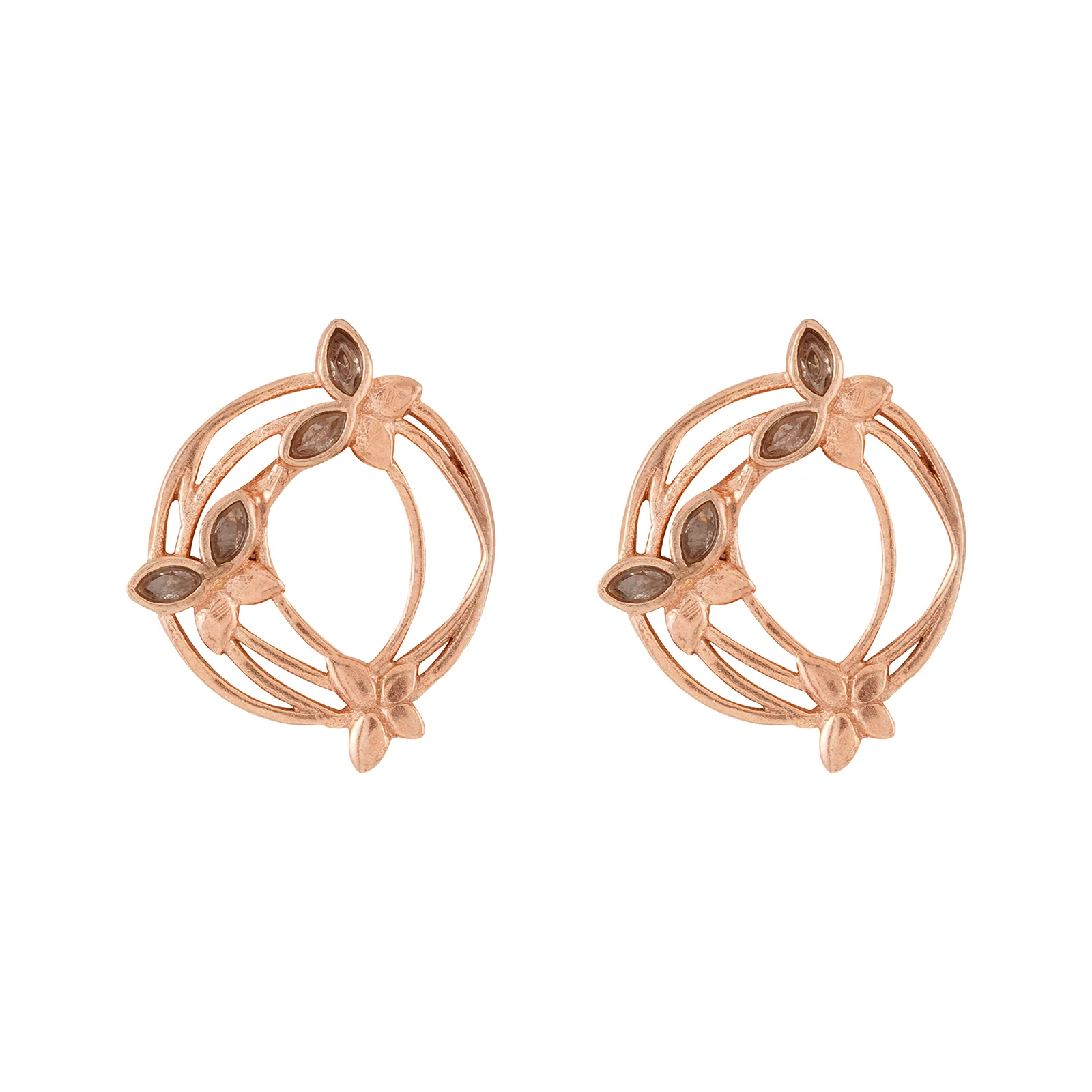 Greta Rosegold Earring - Image 4