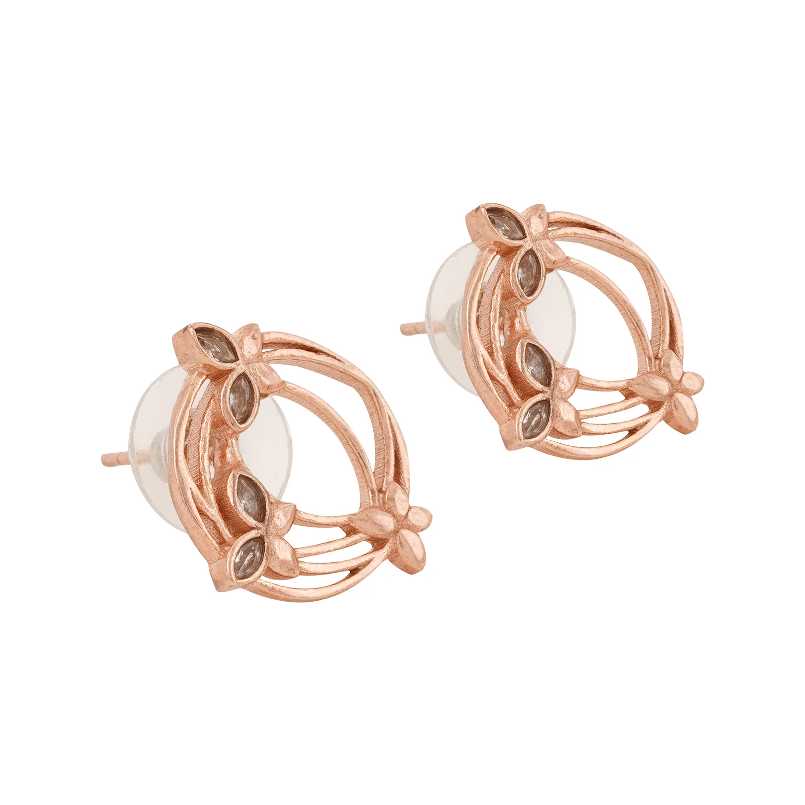 Greta Rosegold Earring - Image 5
