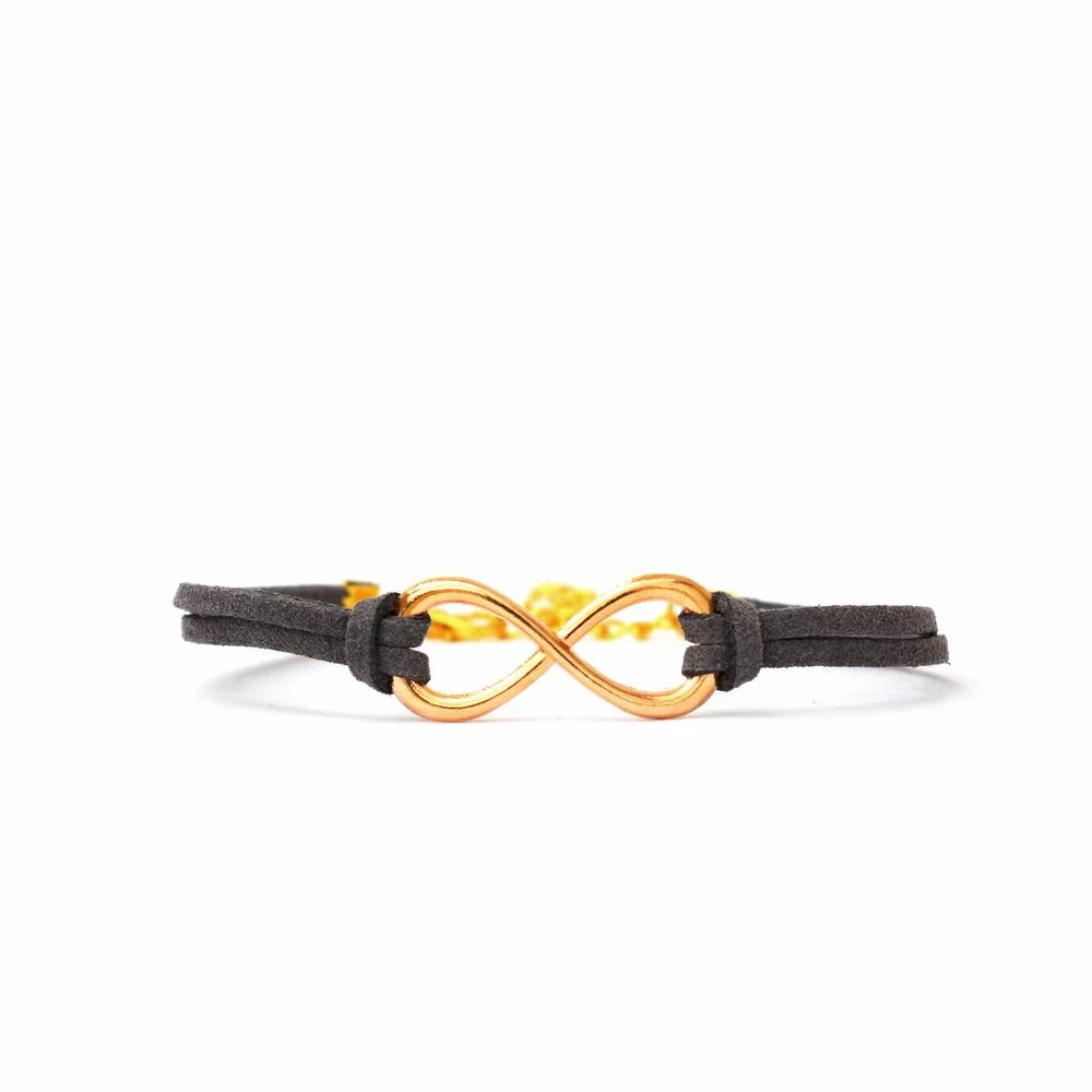 Grey Infinity Bracelet - Image 2