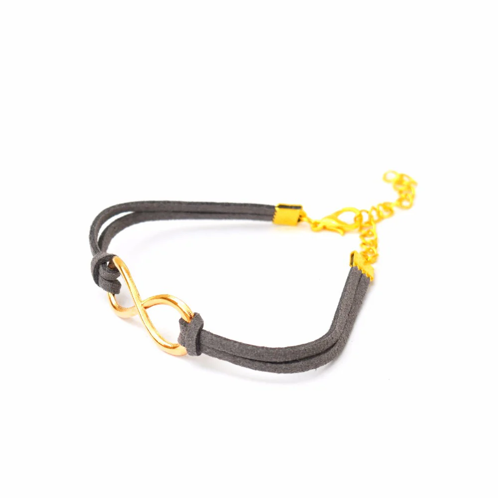 Grey Infinity Bracelet - Image 4