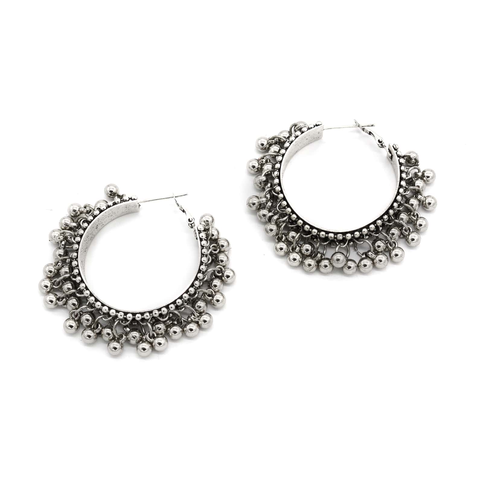 Gungroo Silver Hoops Earrings - Image 3