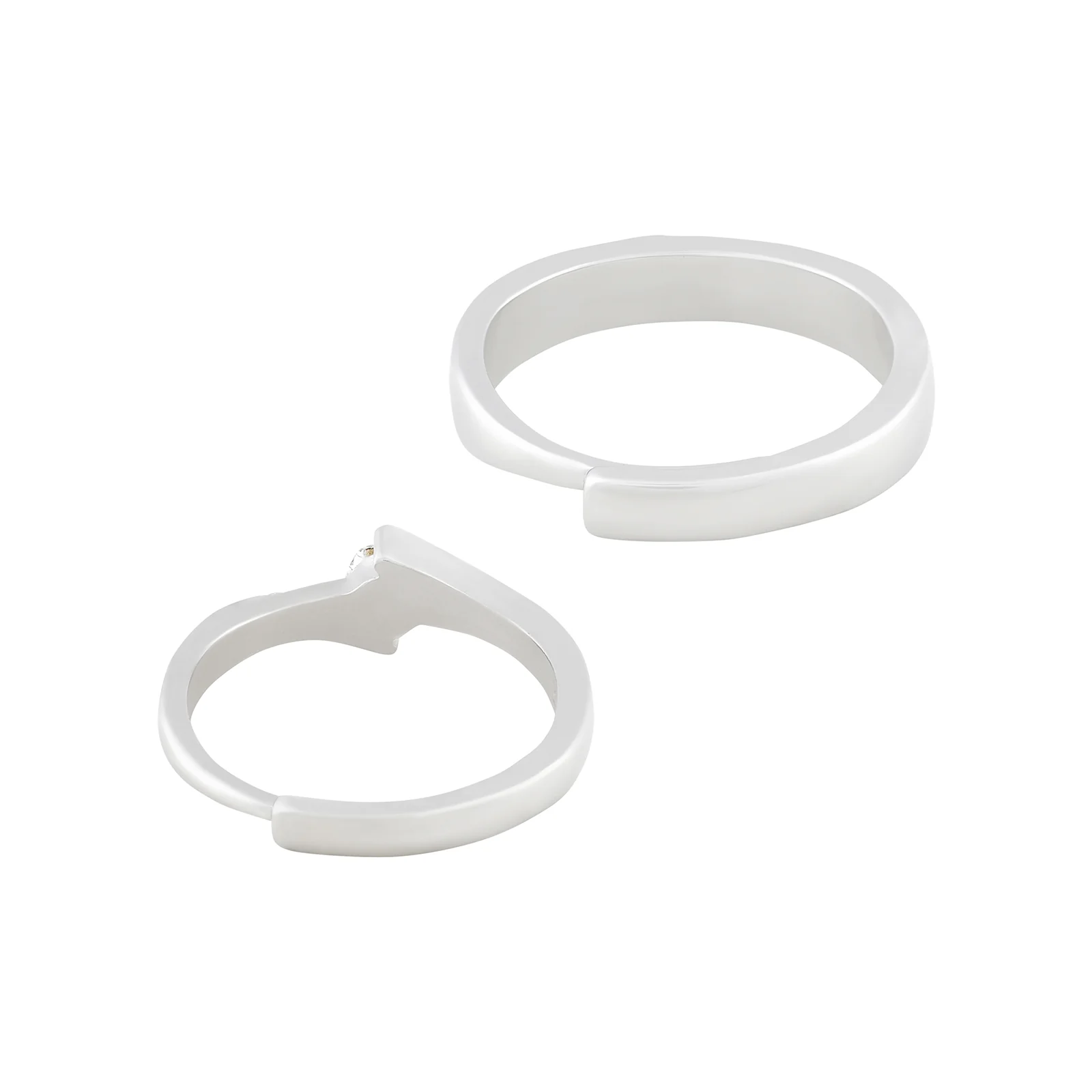 Han & Leia Diamond Couple Rings - Image 5