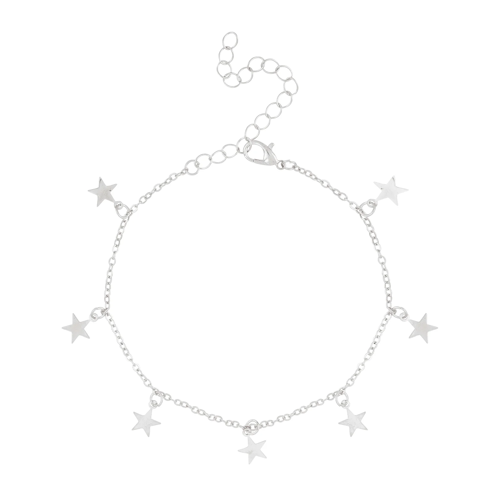 Stargaze Silver Star Anklet - Image 4