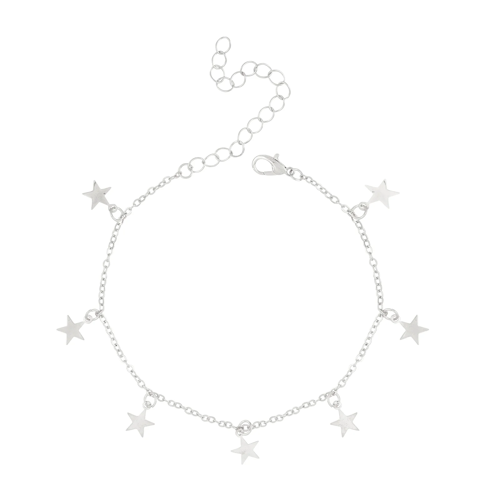 Stargaze Silver Star Anklet - Image 5