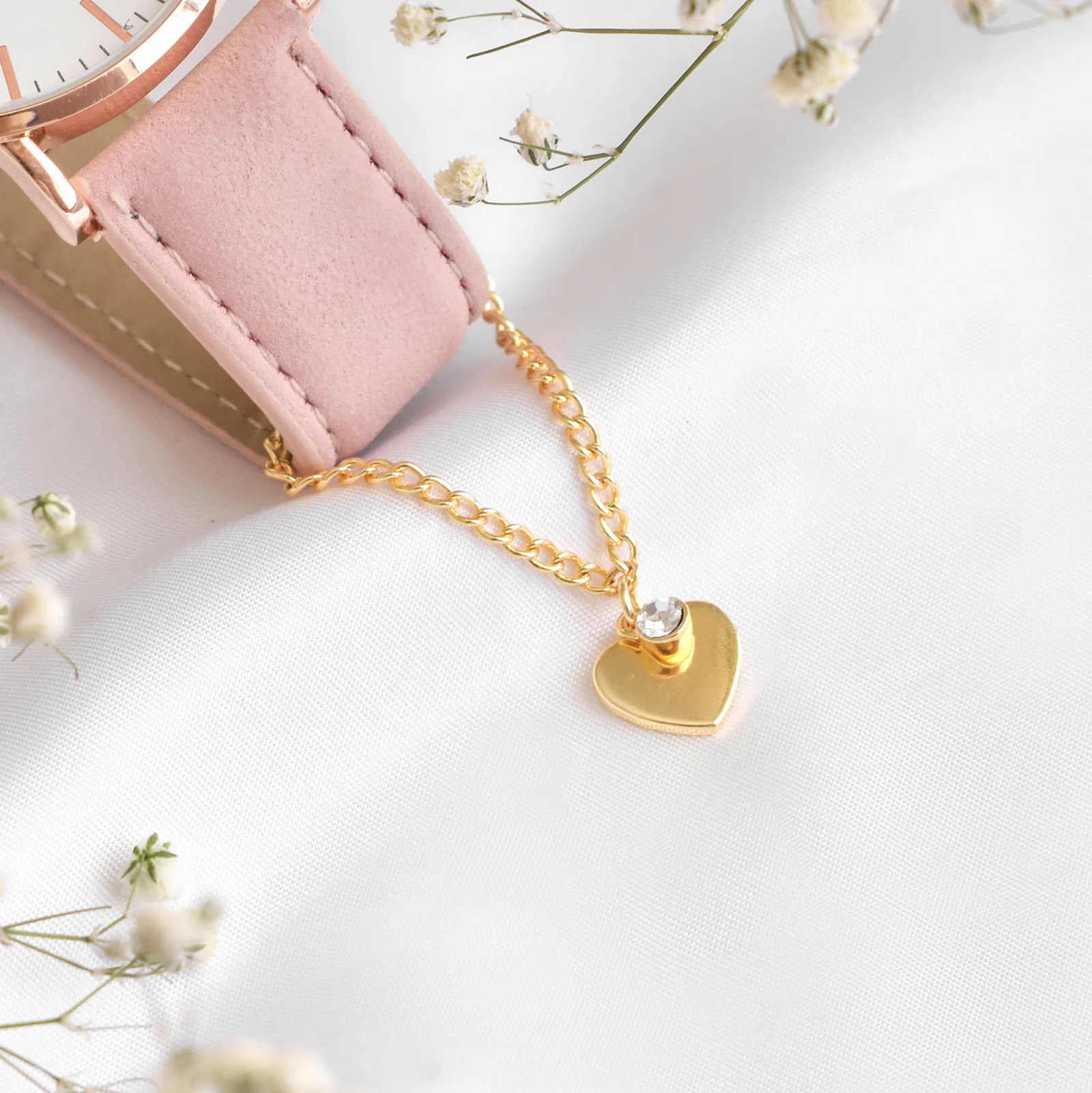 Heart of Gold Watch Charm - Image 2