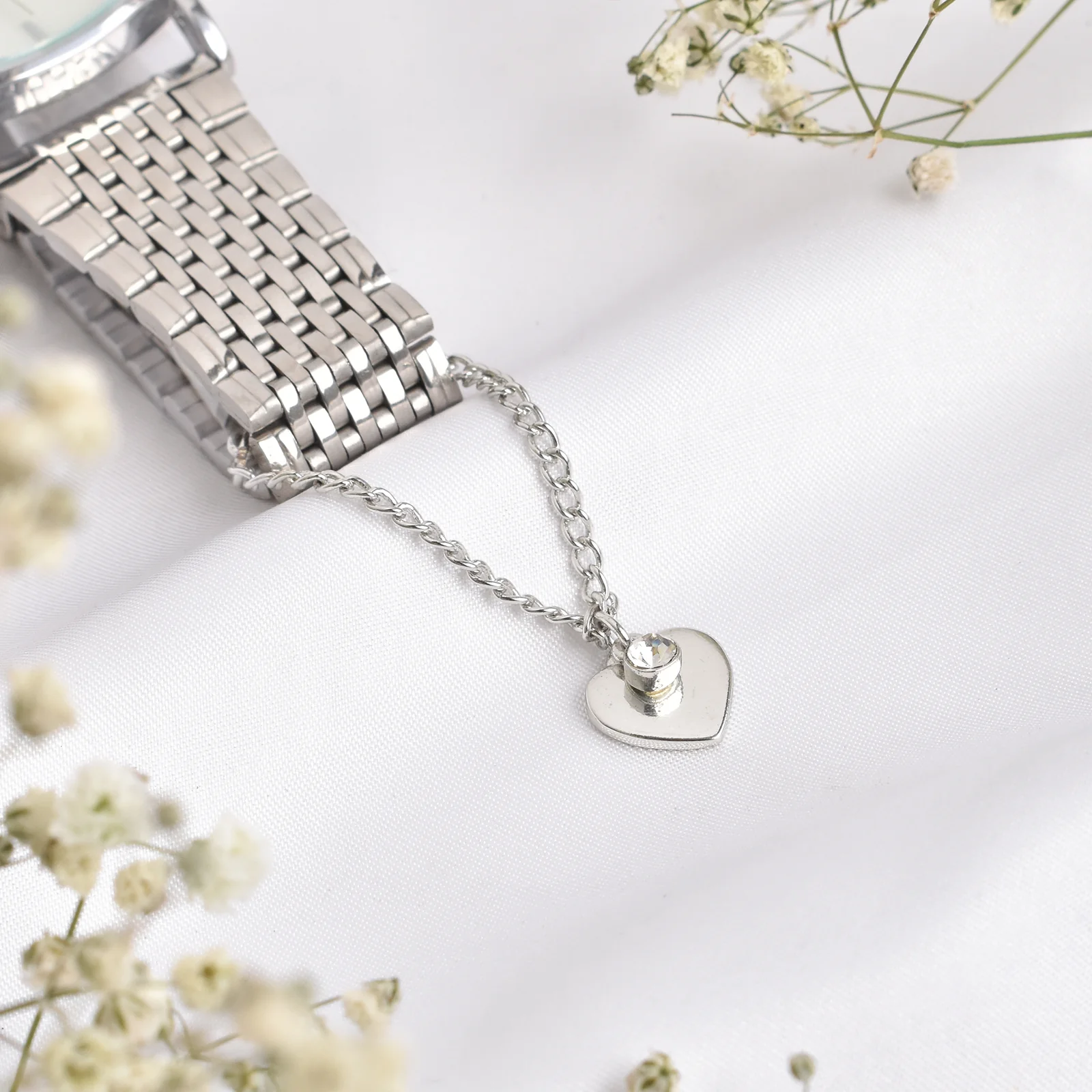 Heart Of Silver Watch Charm - Image 2