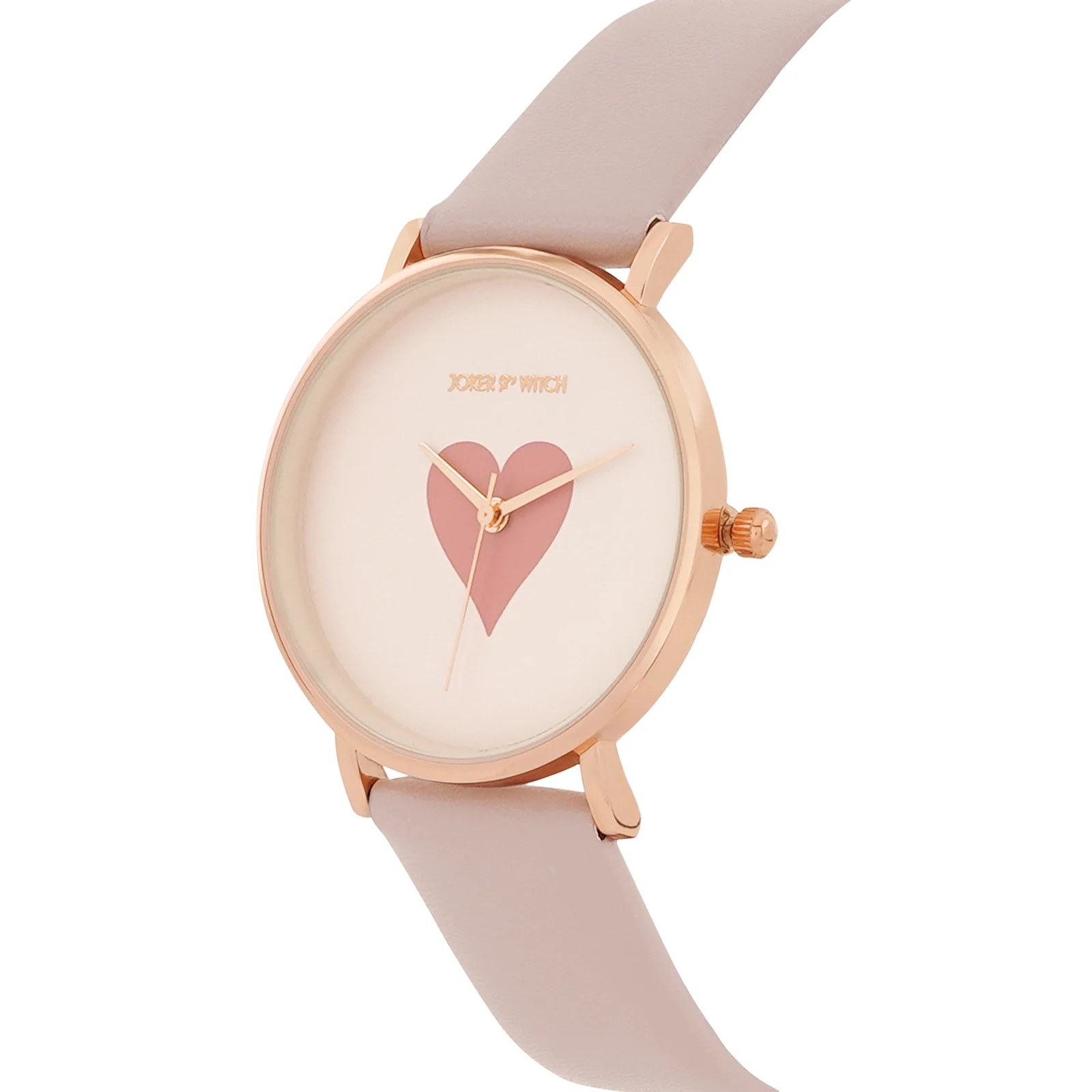 Printed Heartfelt Pink Medium Dial PU Strap Women's Watch - Image 4