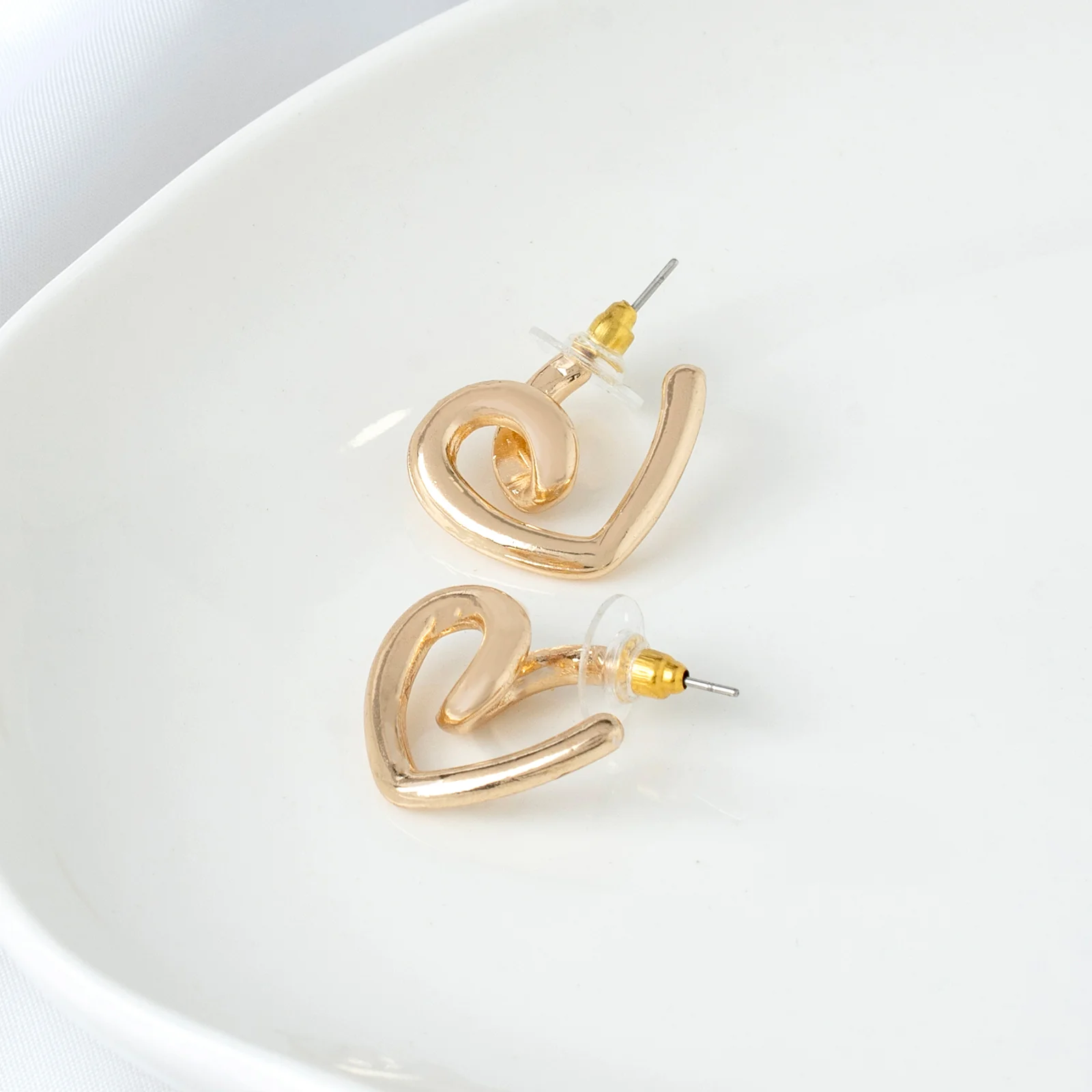 Hearties Gold Hoops - Image 2