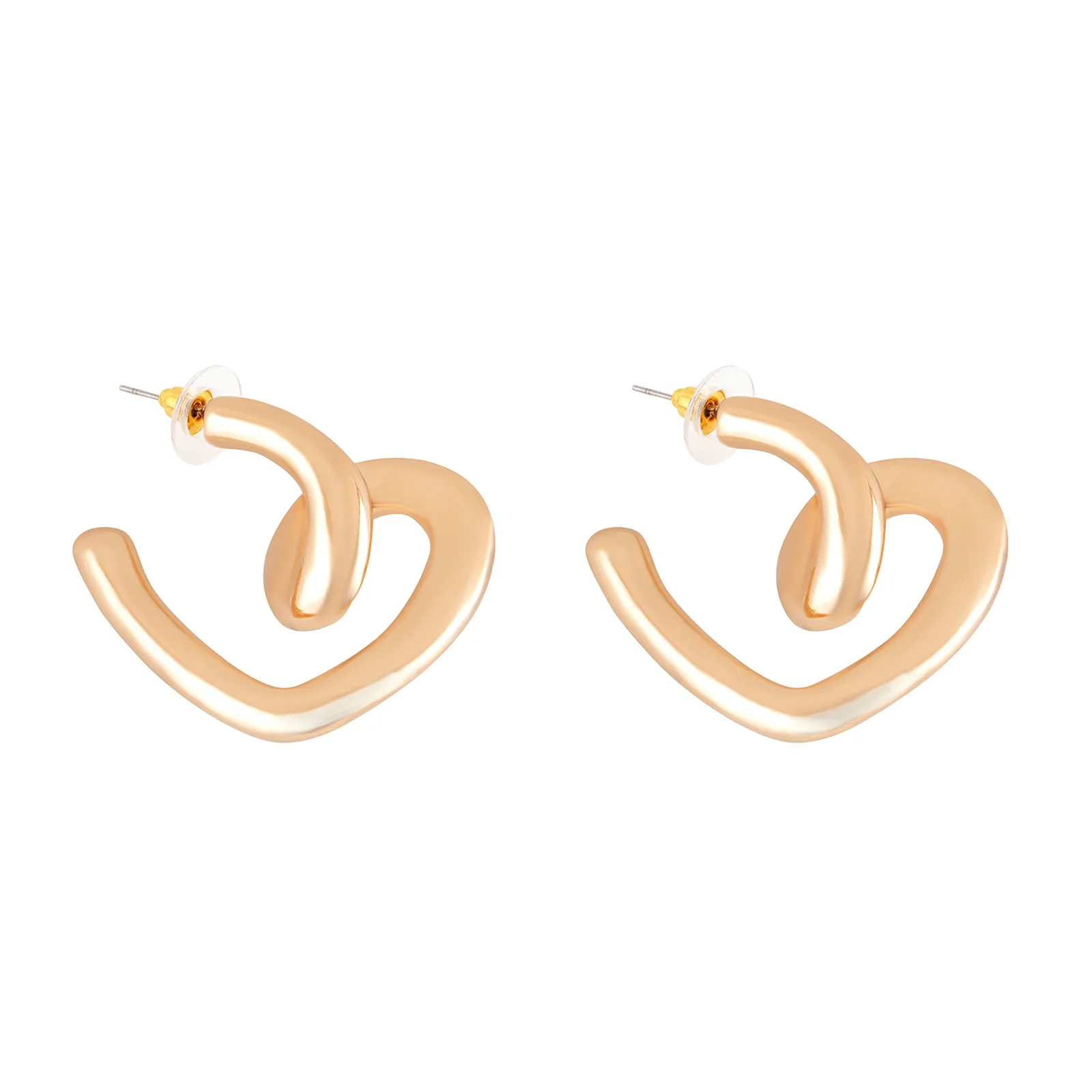 Hearties Gold Hoops - Image 3