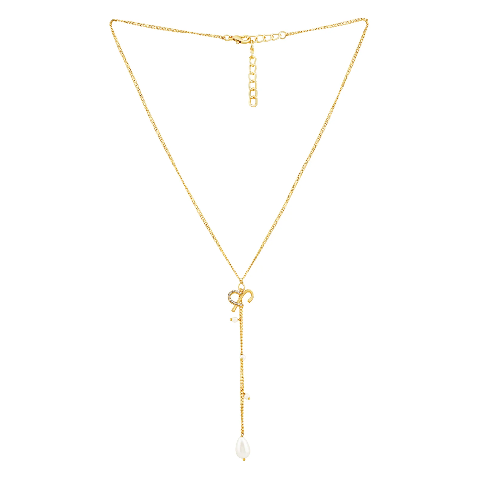 Helia Monogram Gold Necklace - Image 5