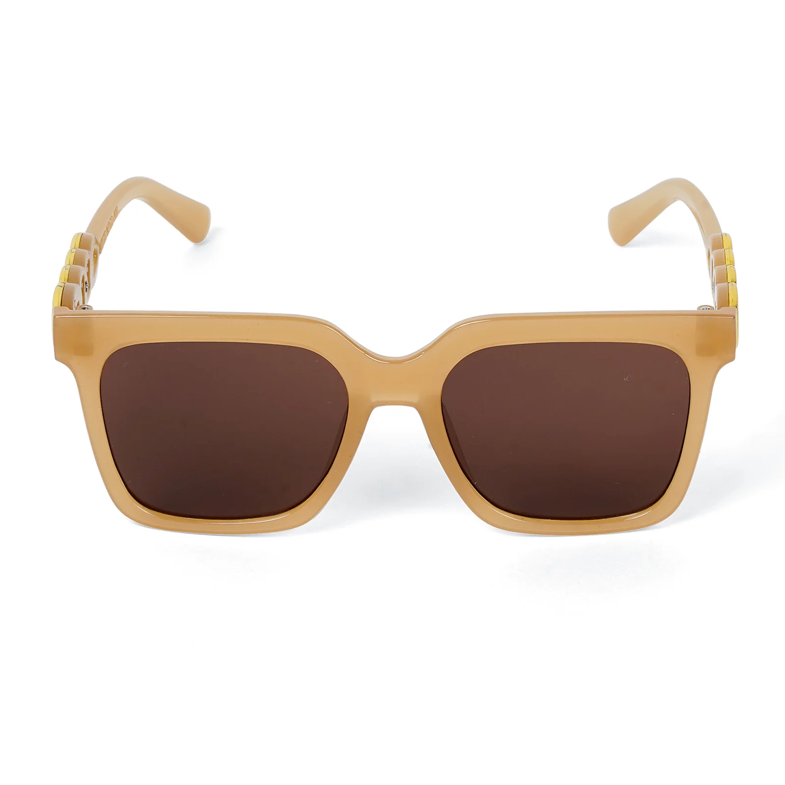 Henessy Brown Oversized Wayfarer - Image 3