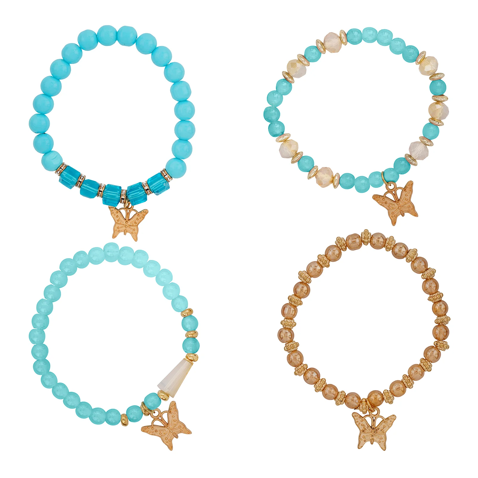 How You Get The Girl Blue Beaded Bracelet - Image 3