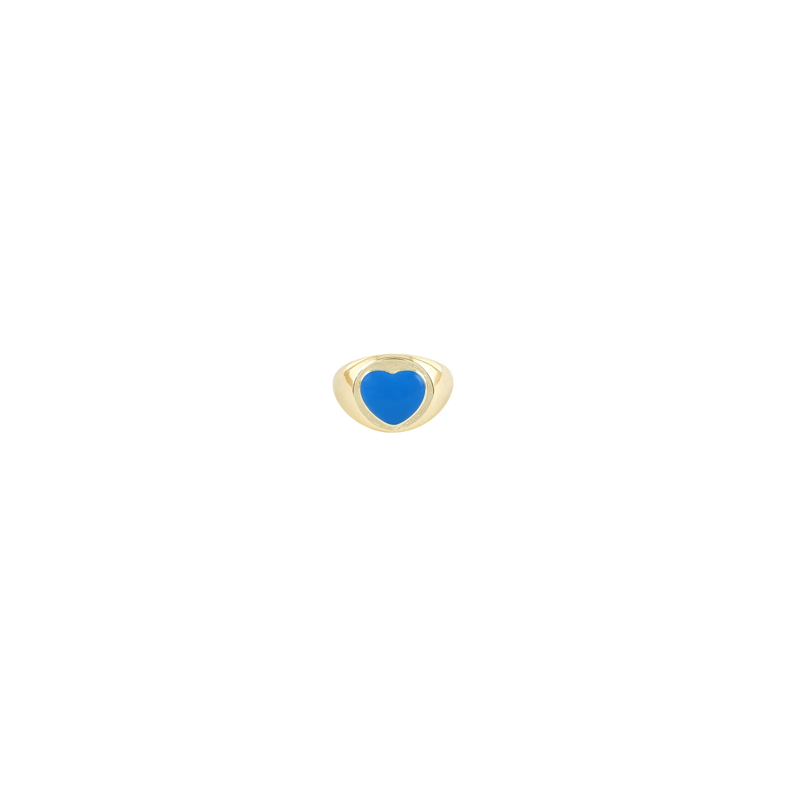 I Heart Blue Colour Pop Ring - Image 3