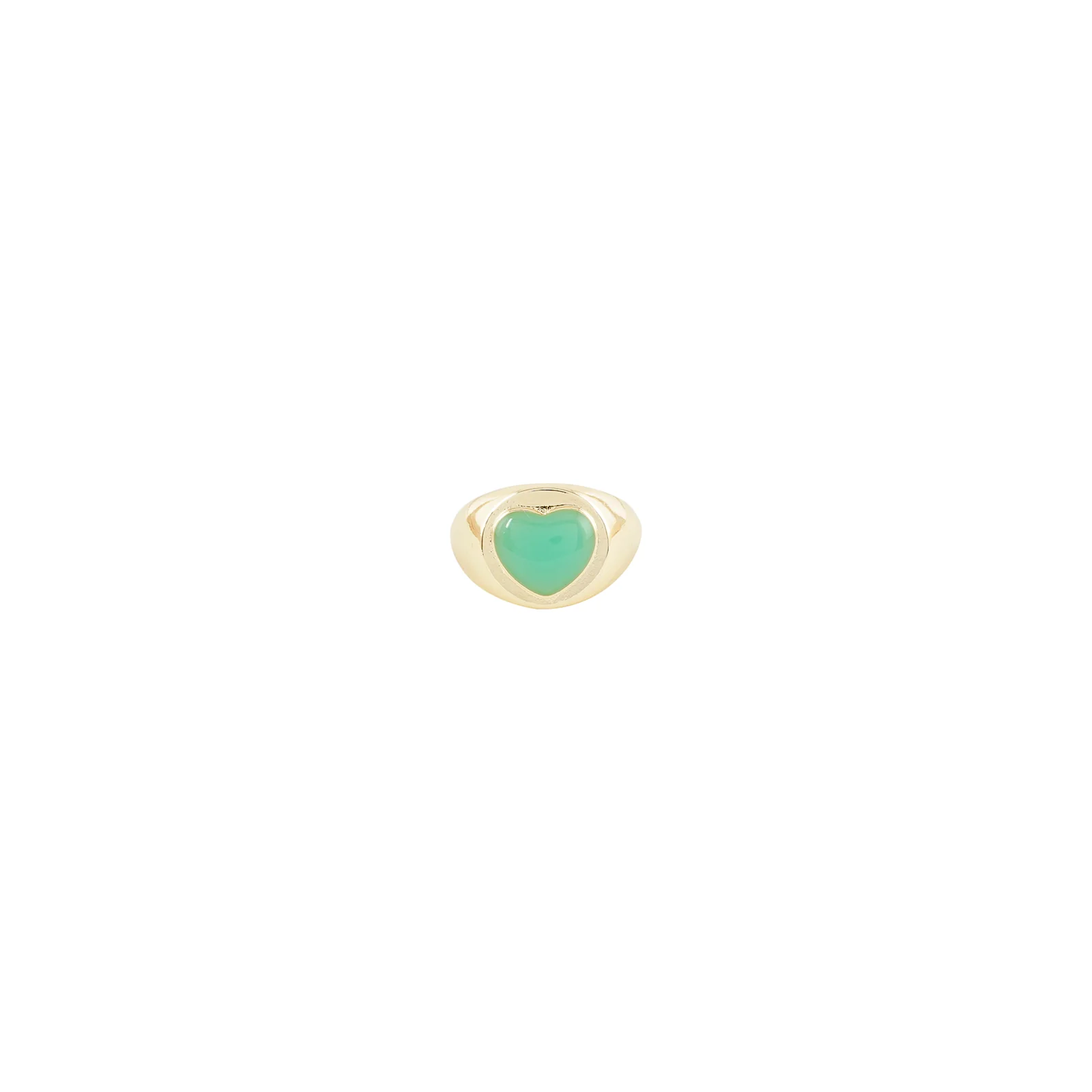 I Heart Green Colour Pop Ring - Image 3
