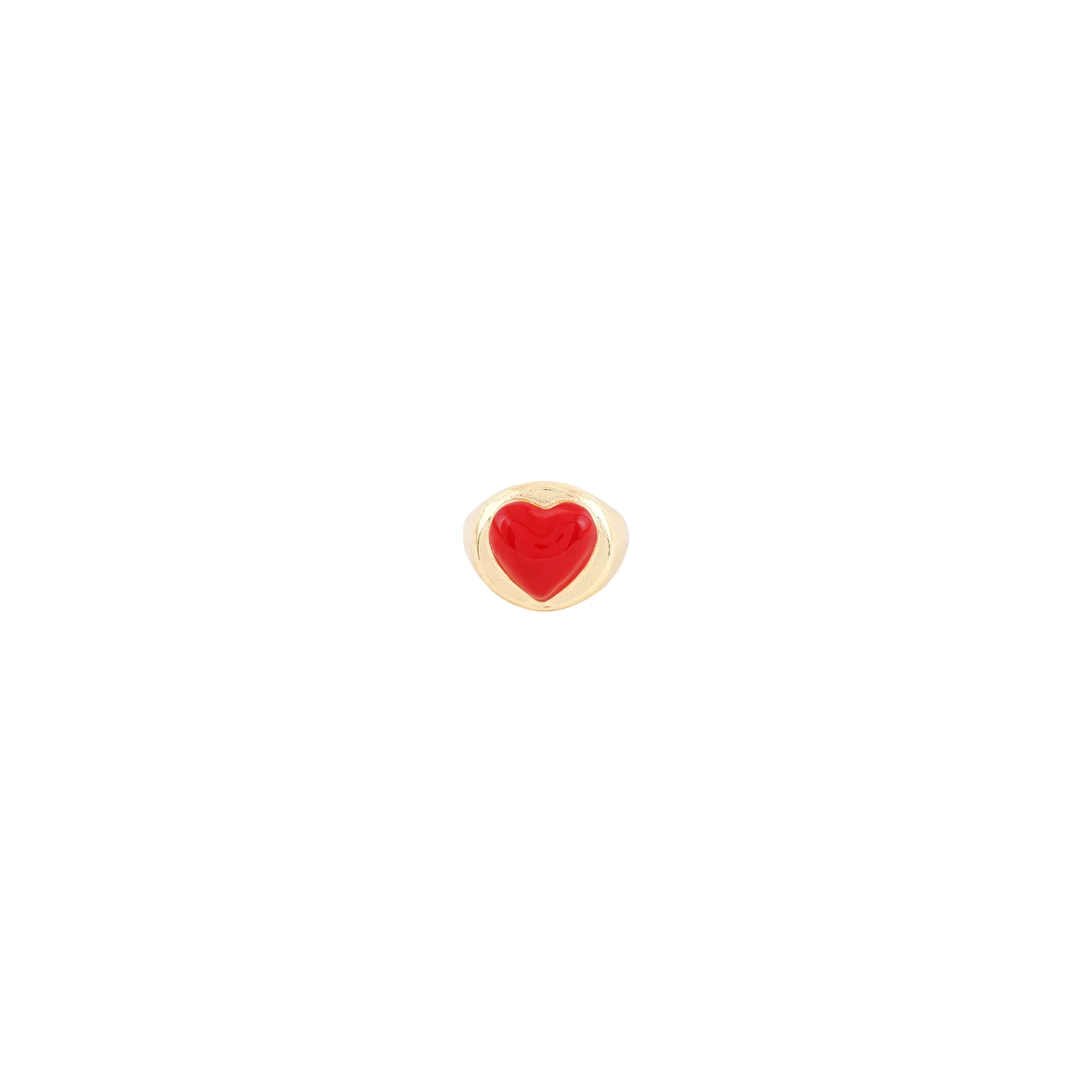 I Heart Red Colour Pop Ring - Image 3
