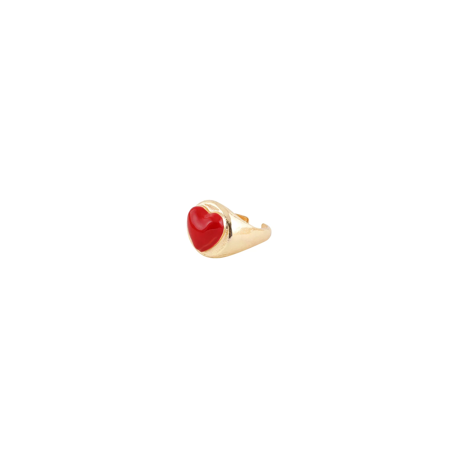 I Heart Red Colour Pop Ring - Image 4