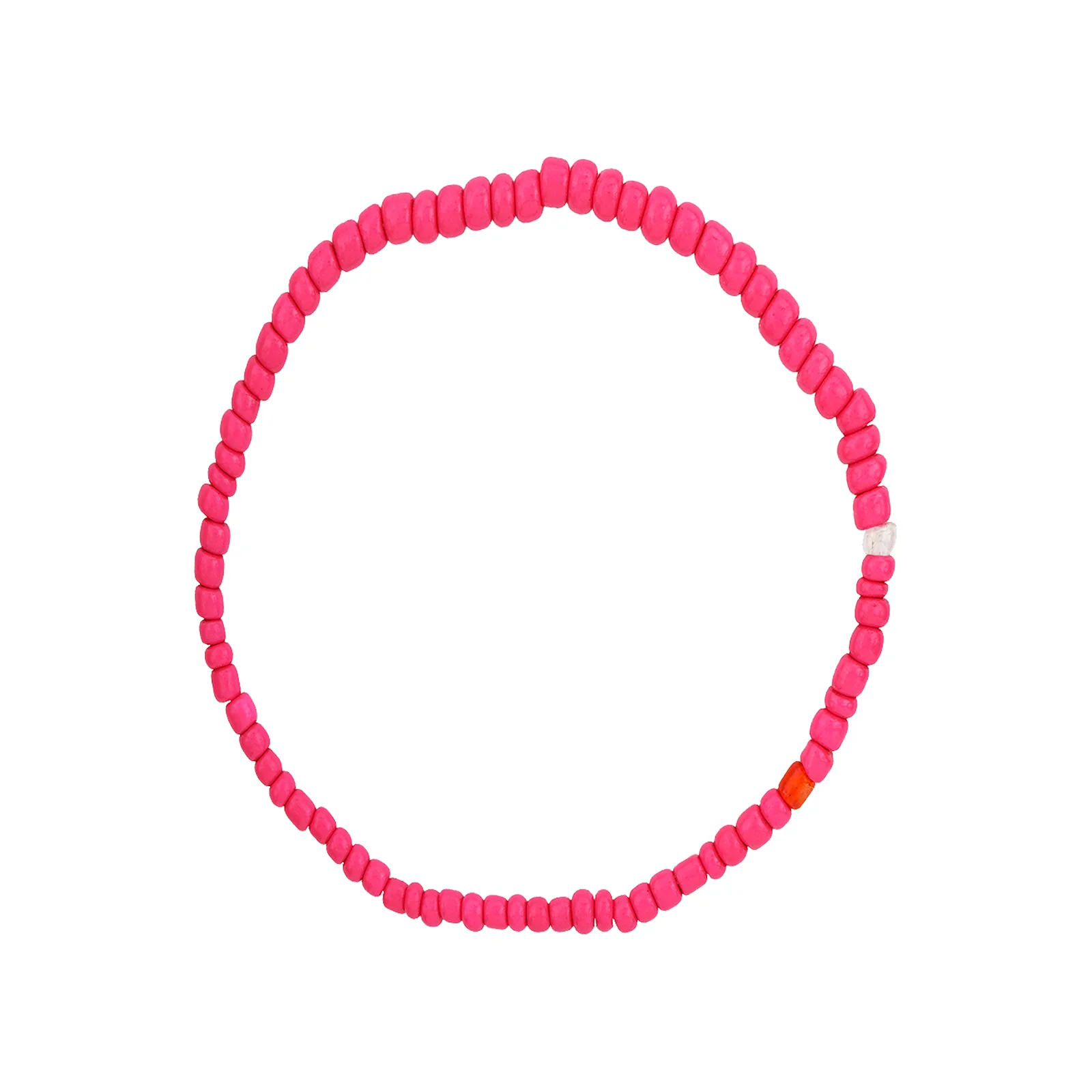 I Knew You Were Trouble Dark Pink Beaded Bracelet - Image 10