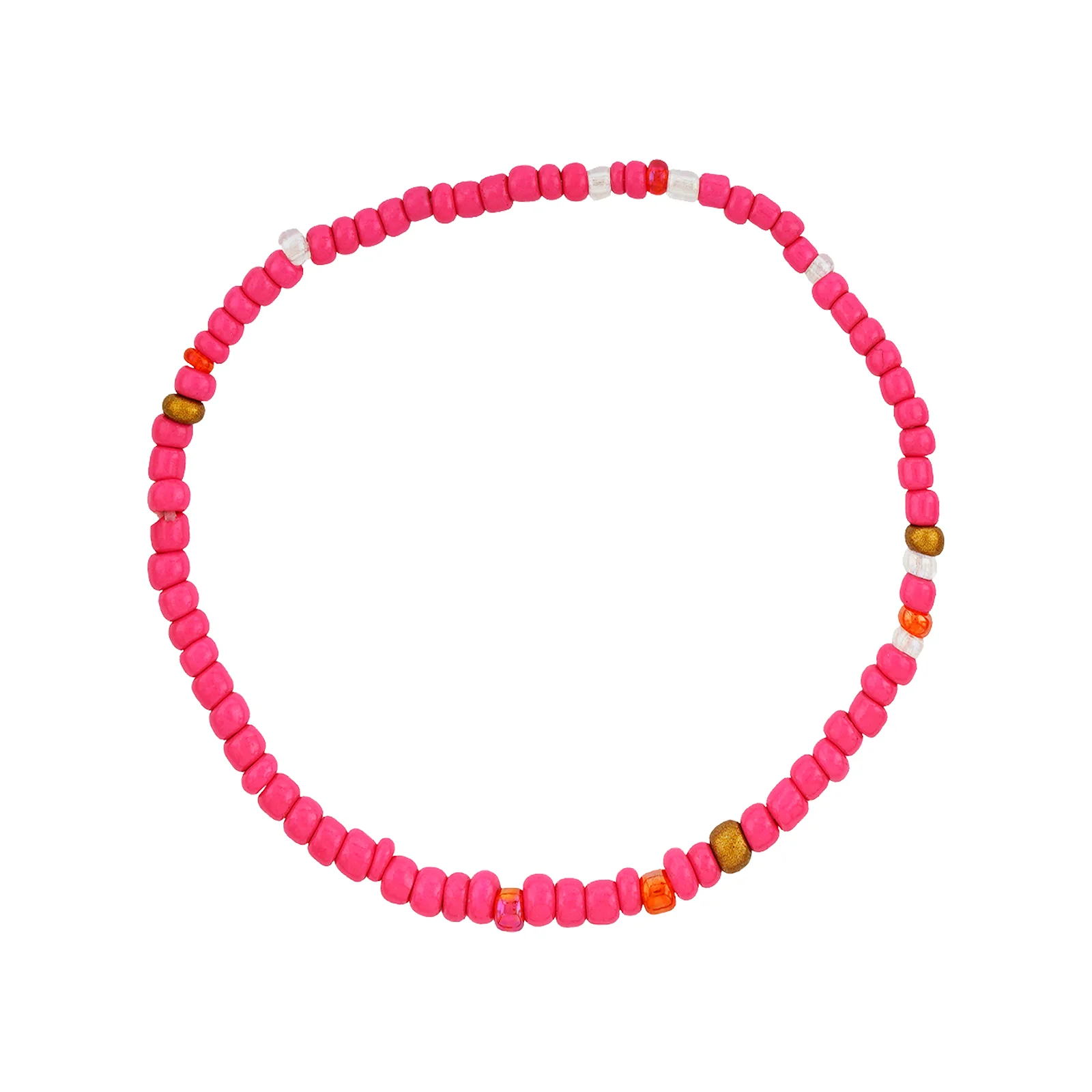 I Knew You Were Trouble Dark Pink Beaded Bracelet - Image 11