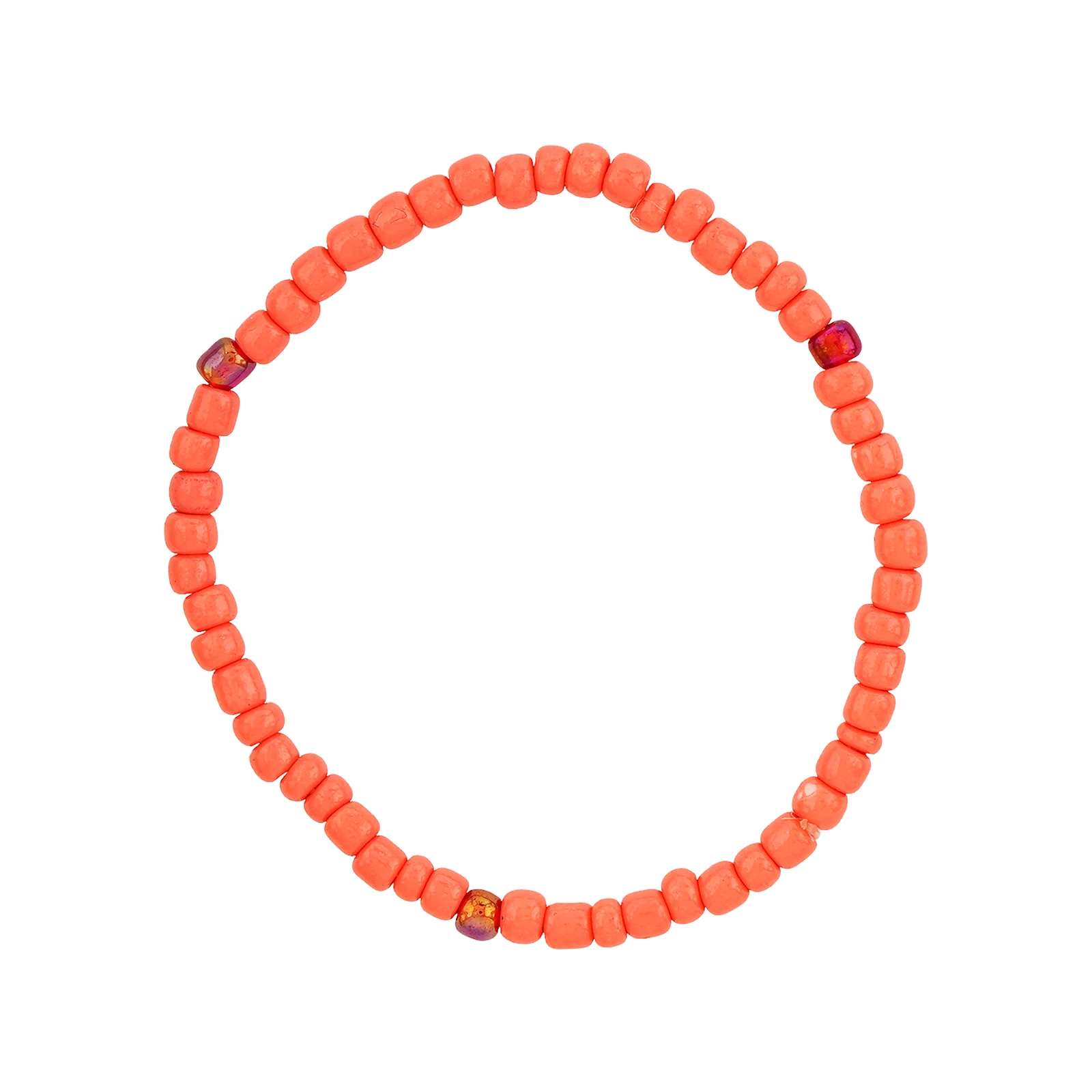 I Knew You Were Trouble Dark Pink Beaded Bracelet - Image 7