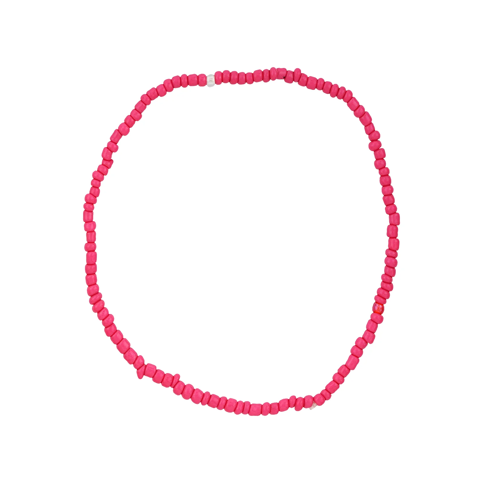 I Knew You Were Trouble Dark Pink Beaded Bracelet - Image 8