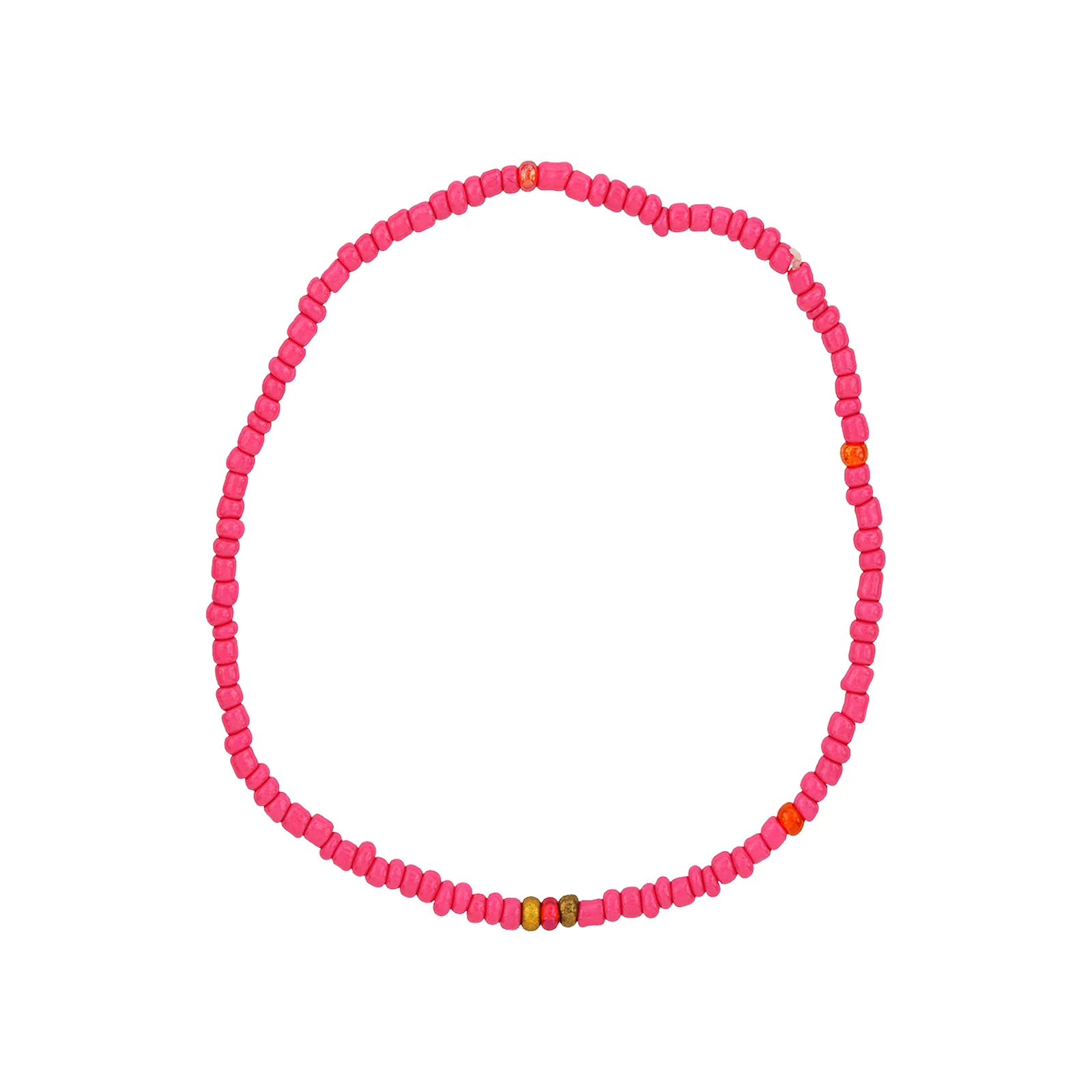 I Knew You Were Trouble Dark Pink Beaded Bracelet - Image 9