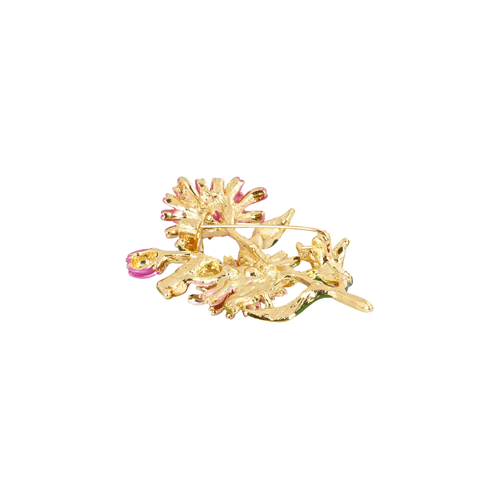 Idylla Purple Floral Brooch - Image 5