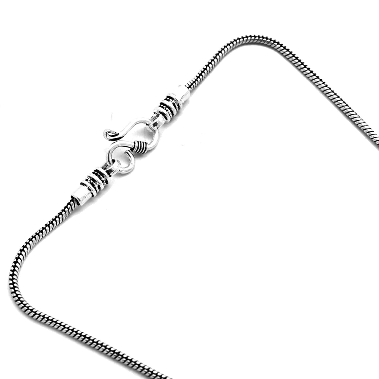 Ishya Silver Oxidized Necklace - Image 6