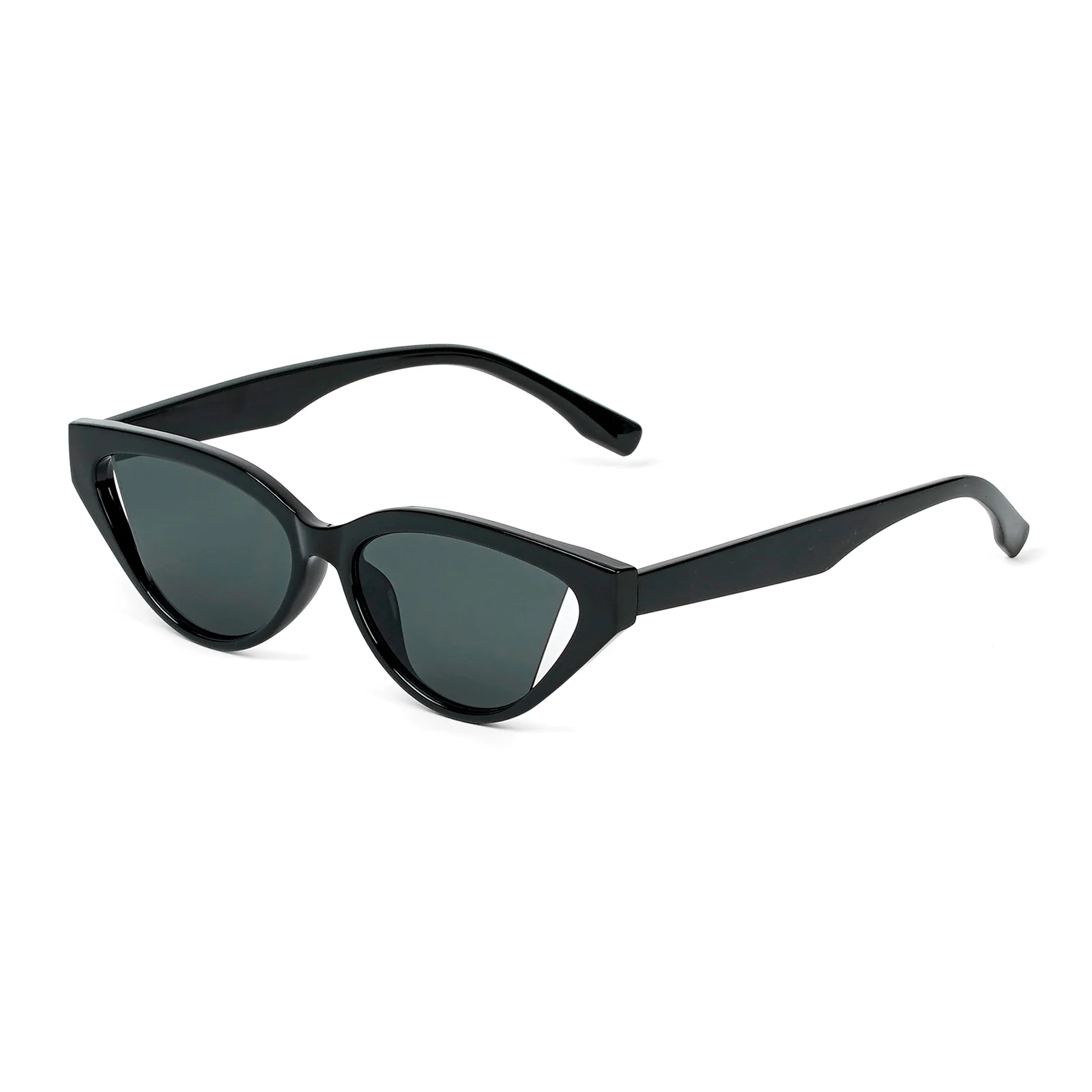 Italiaa Black Cat Eye Sunglasses - Image 4