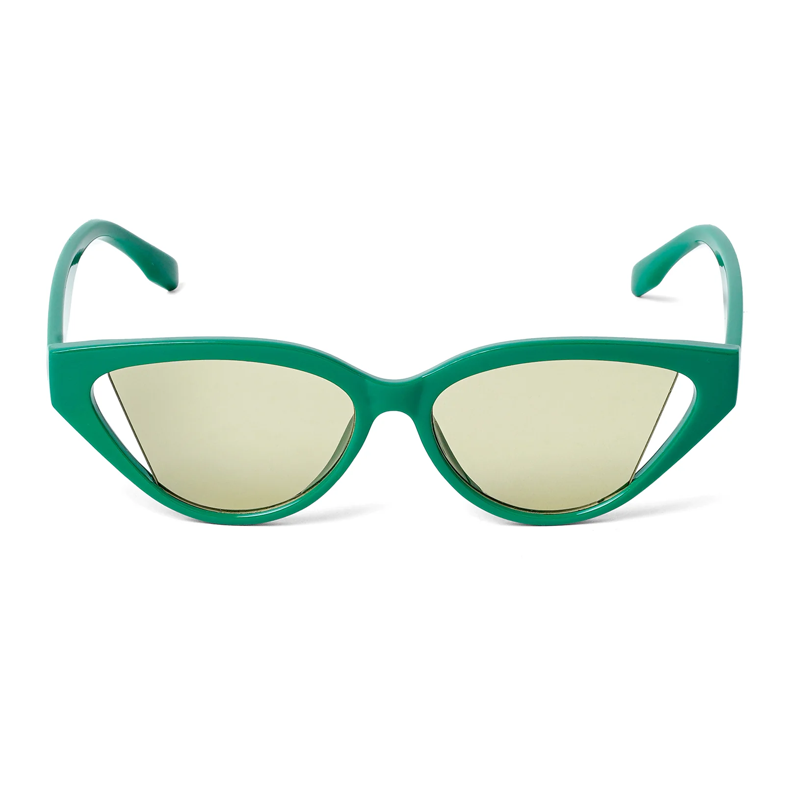 Italiaa Green Cat Eye Sunglasses - Image 3