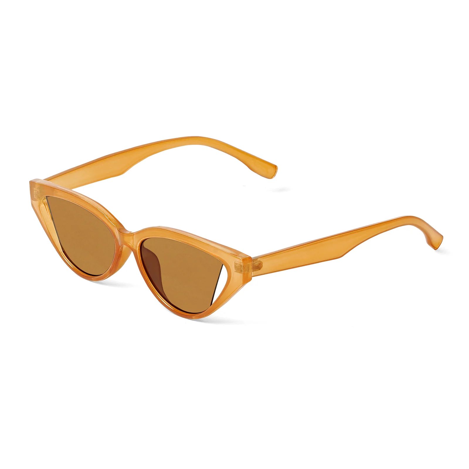 Italiaa Orange Cat Eye Sunglasses - Image 4