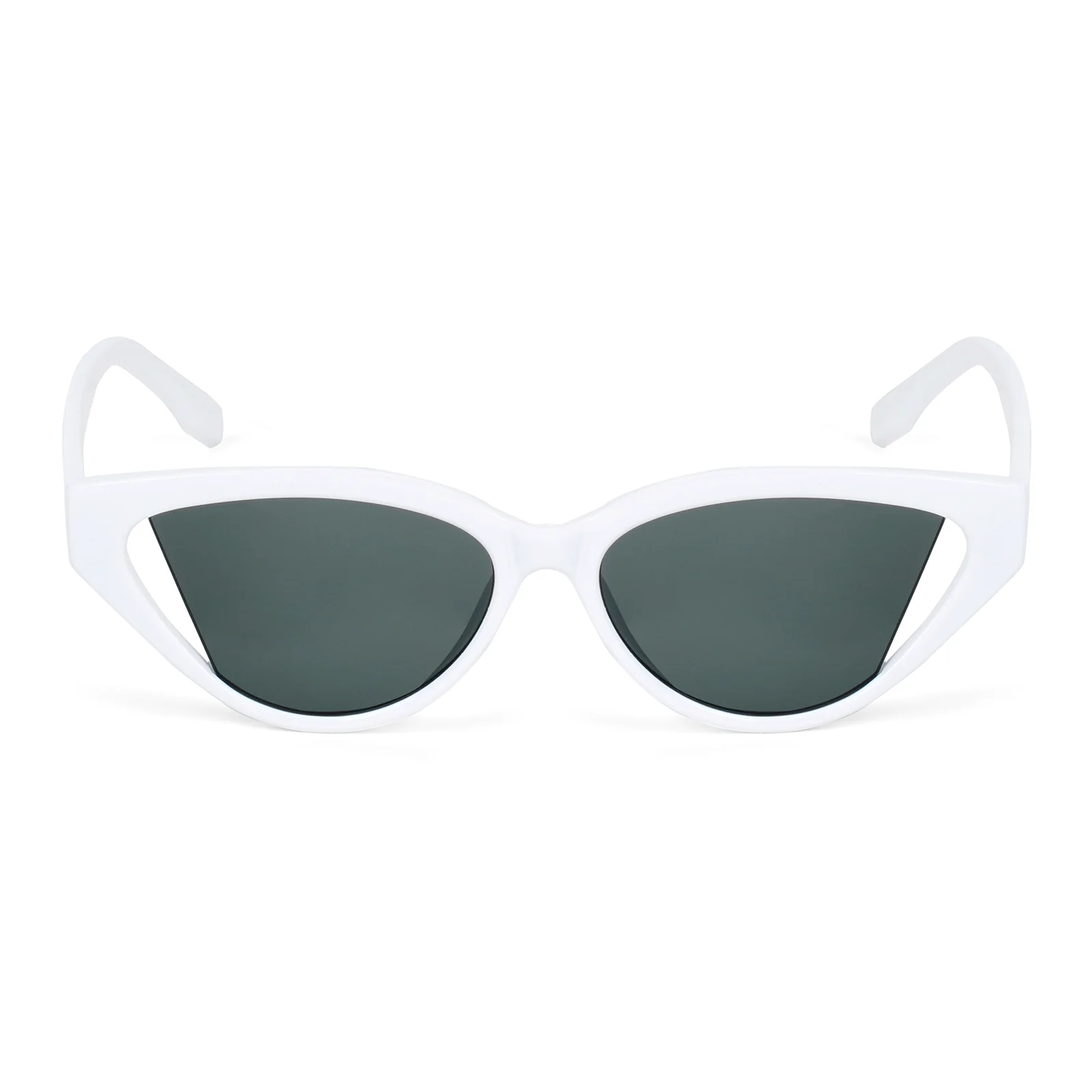 Italiaa White Cat Eye Sunglasses - Image 3
