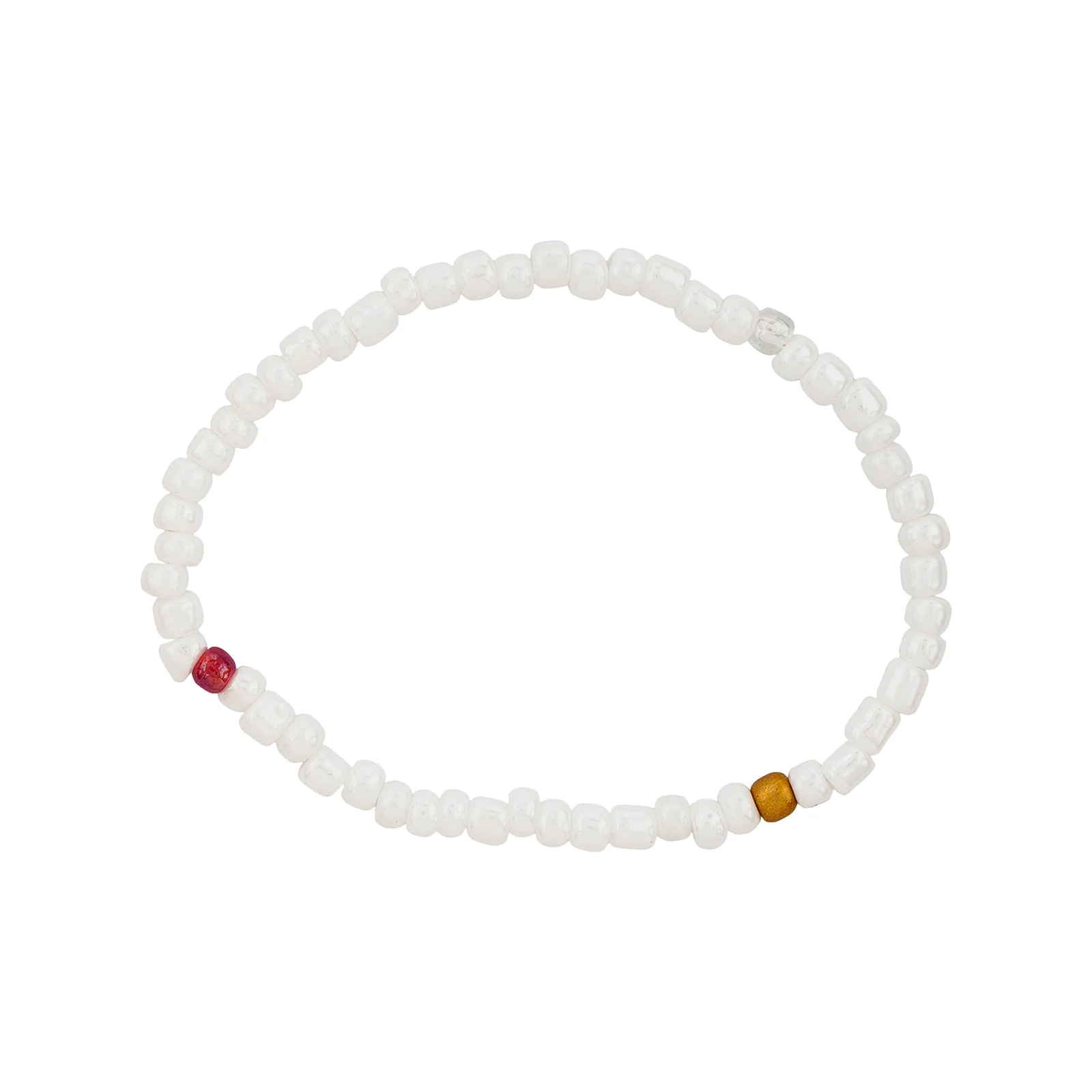 It's Nice To Have A Friend Cream Beaded Bracelet - Image 6
